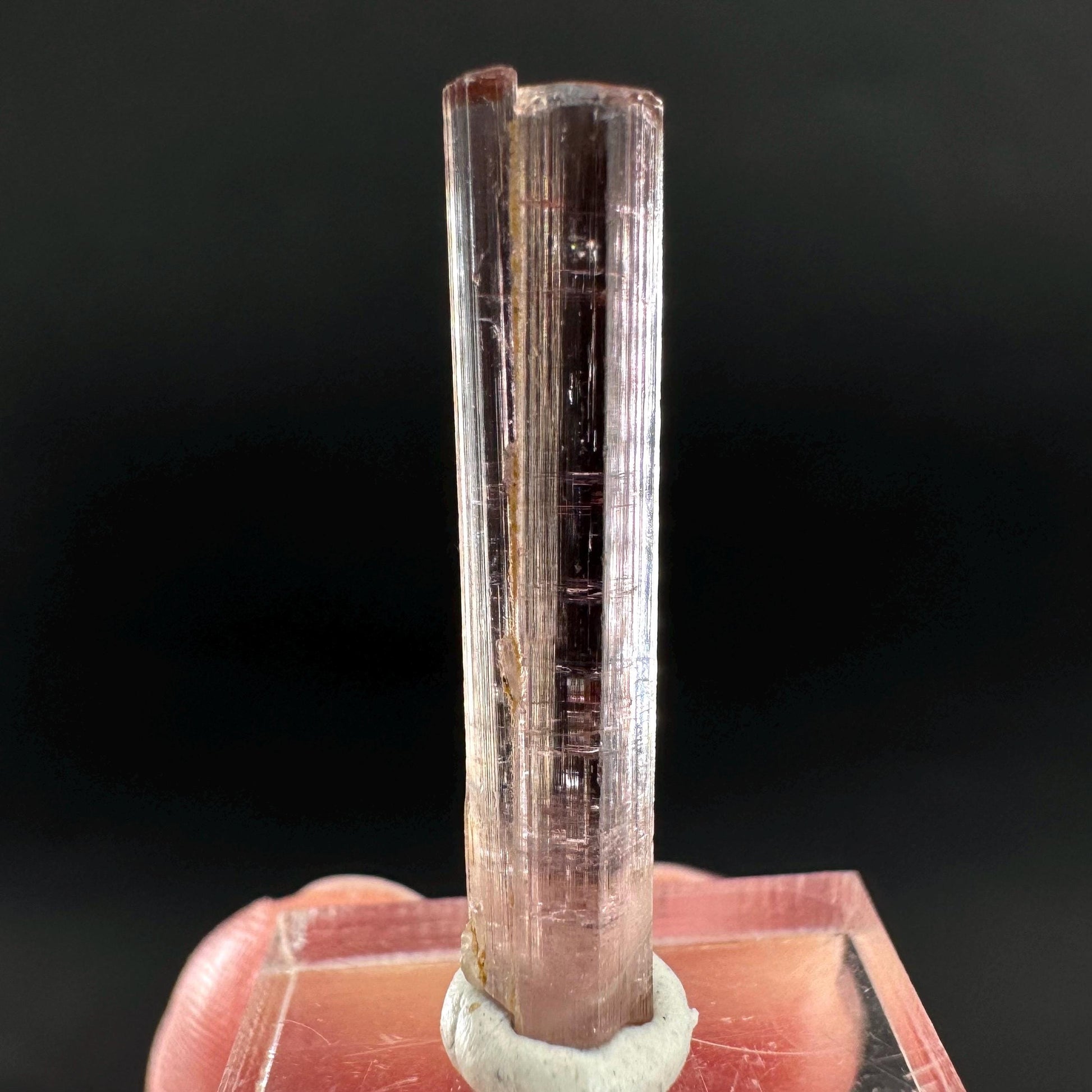 Elbaite Tourmaline | Pink Crystal, mineral specimen from Paprok