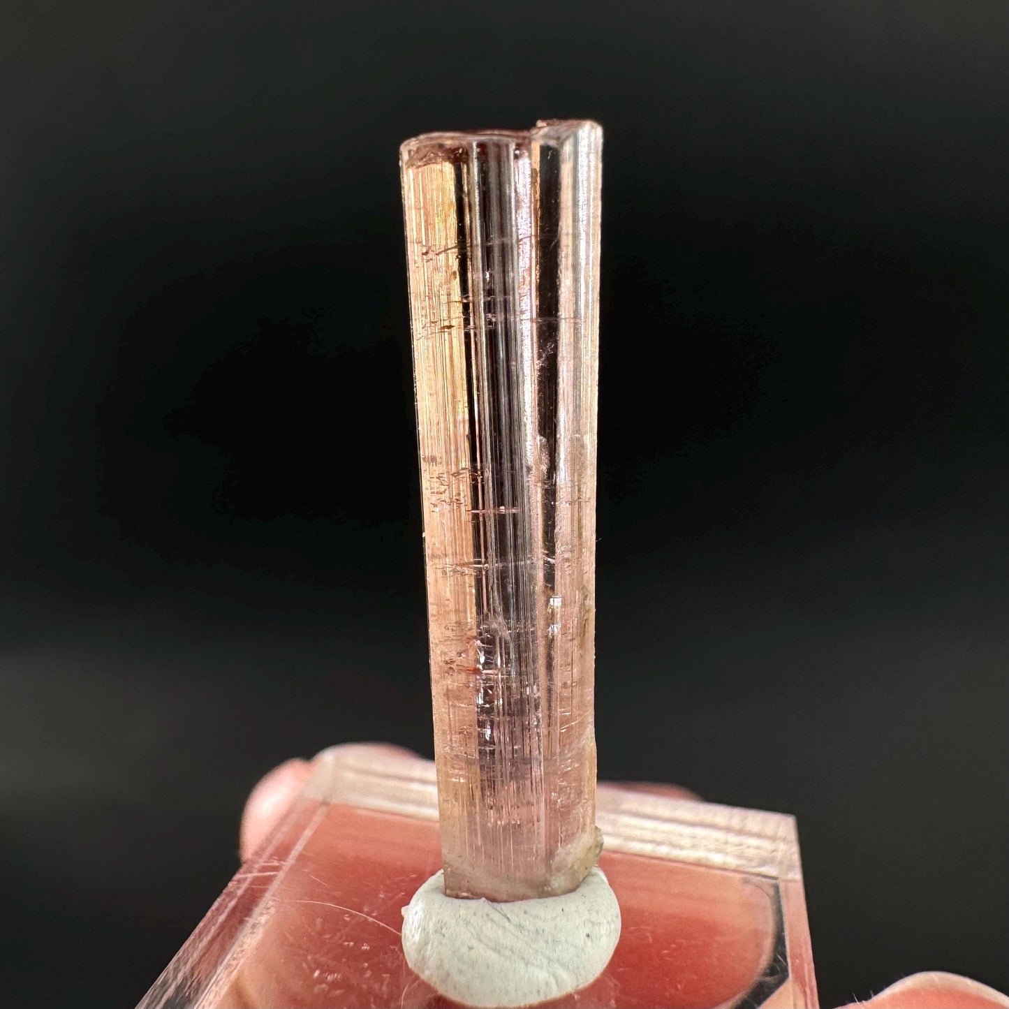 Elbaite Tourmaline | Pink Crystal, mineral specimen from Paprok