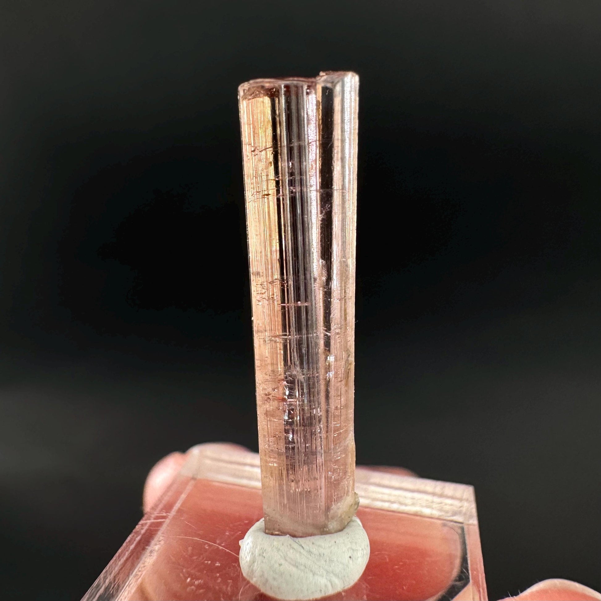 Elbaite Tourmaline | Pink Crystal, mineral specimen from Paprok