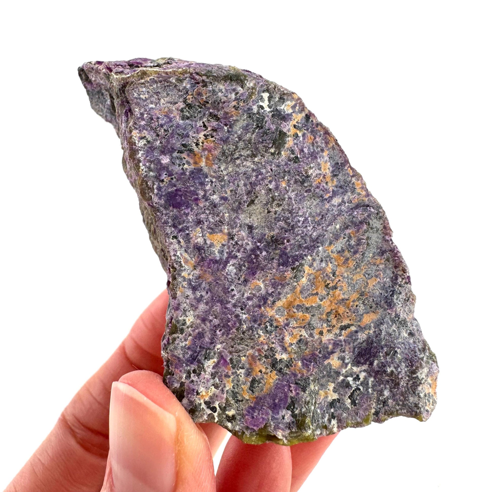 Stichtite | purple stichtite with serpentine, mineral specimen from South Africa
