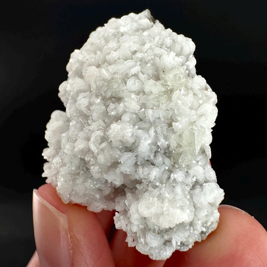 Herderite on Albite Matrix | light green crystal, rare mineral specimen from Pakistan
