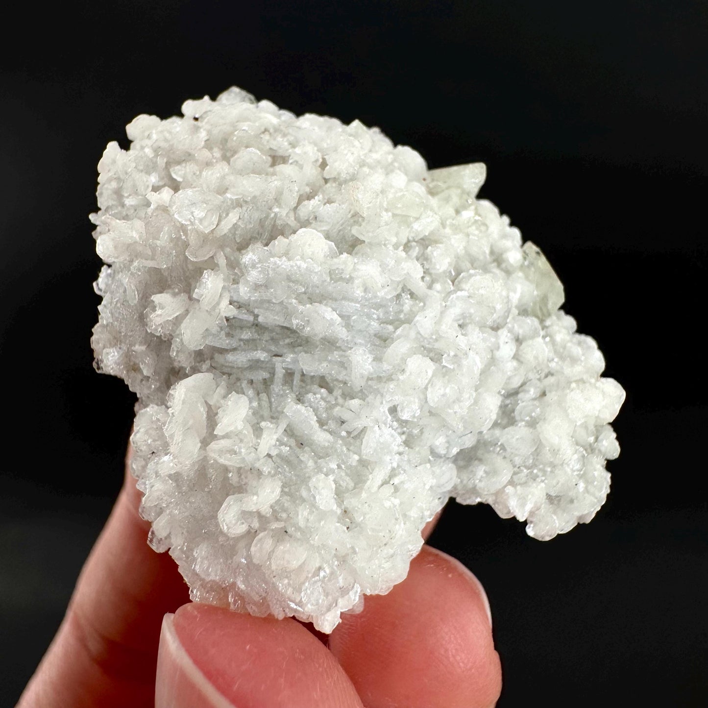 Herderite on Albite Matrix | light green crystal, rare mineral specimen from Pakistan