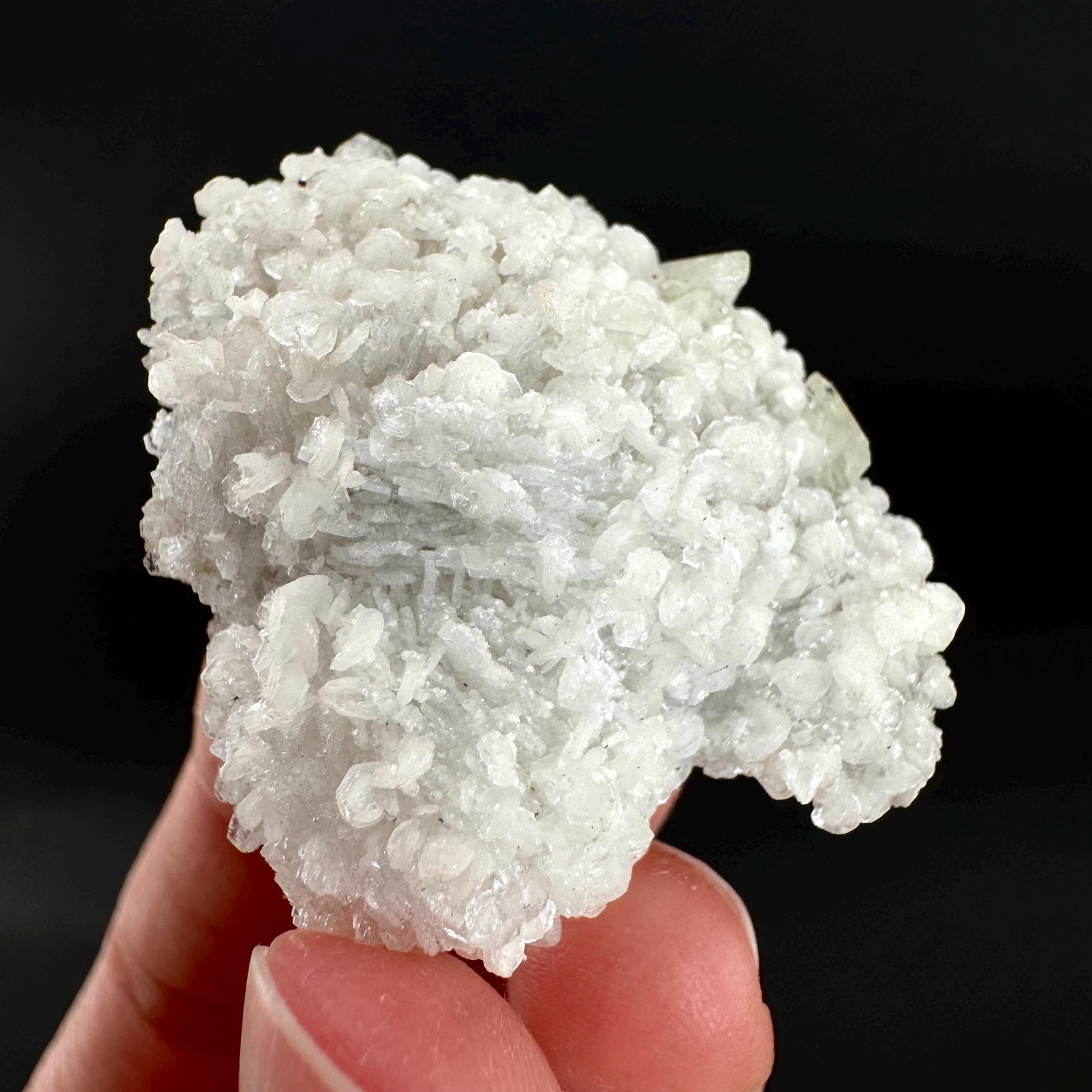 Herderite on Albite Matrix | light green crystal, rare mineral specimen from Pakistan