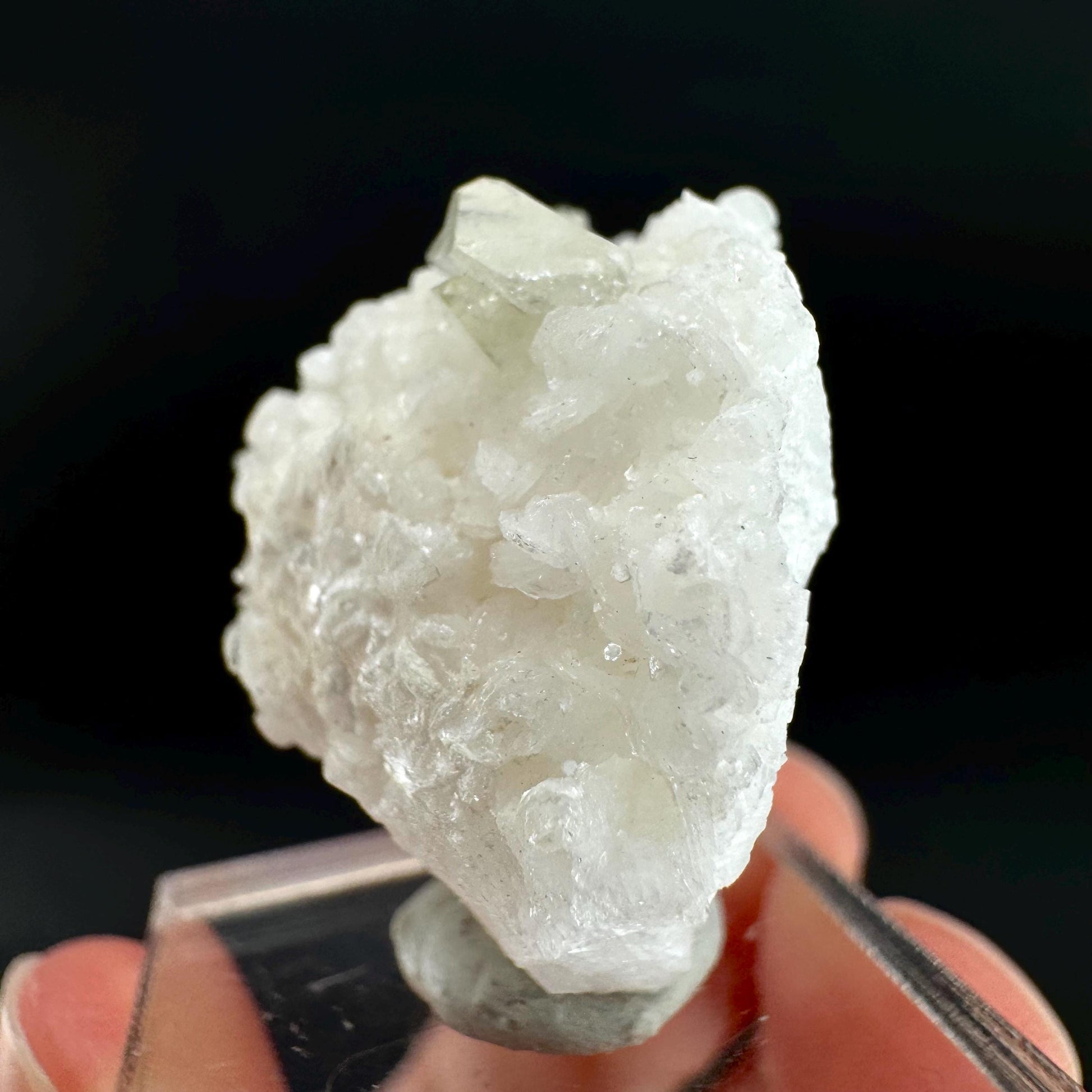 Herderite on Albite Matrix | light green crystal, rare mineral specimen from Pakistan