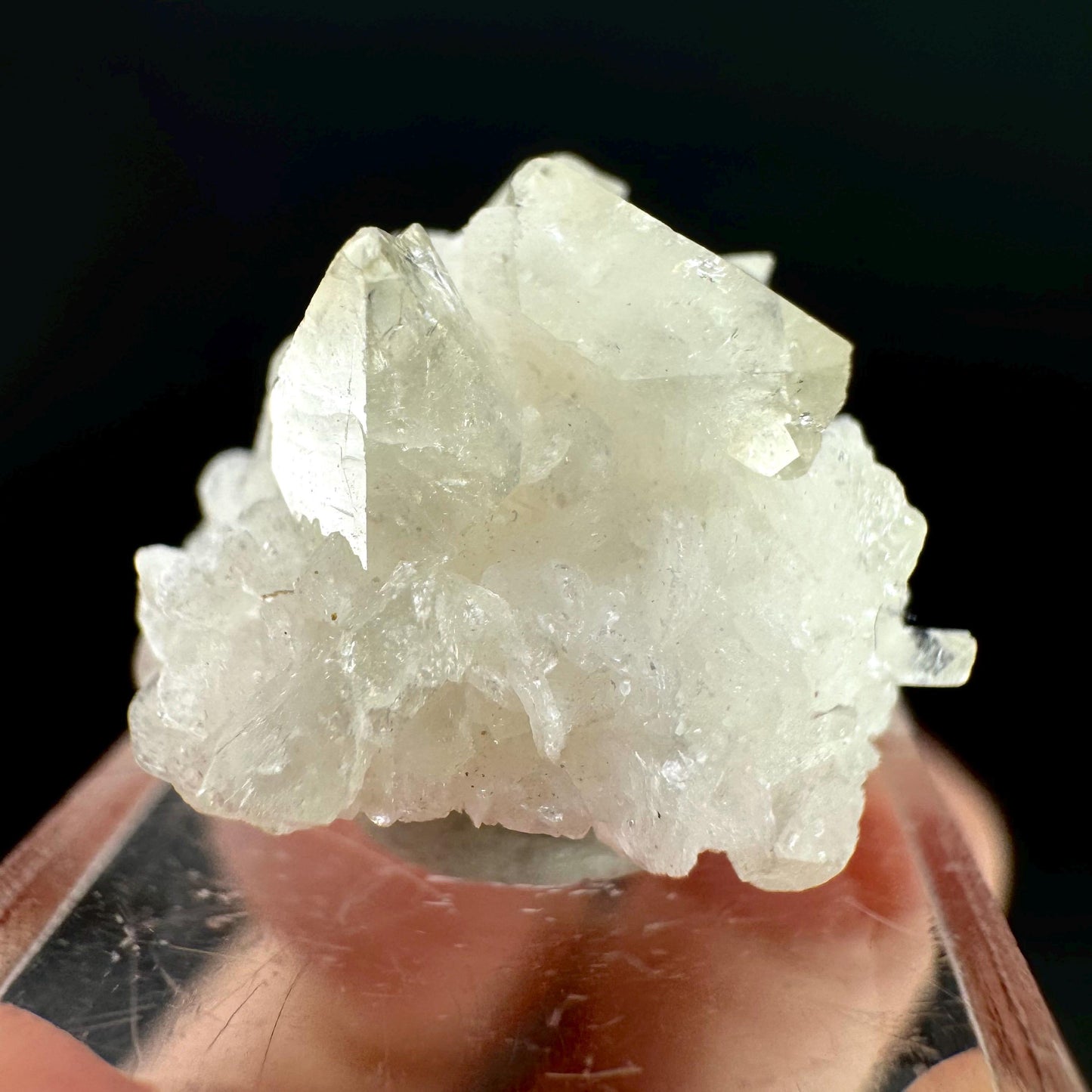 Herderite on Albite Matrix | light green crystal, rare mineral specimen from Pakistan