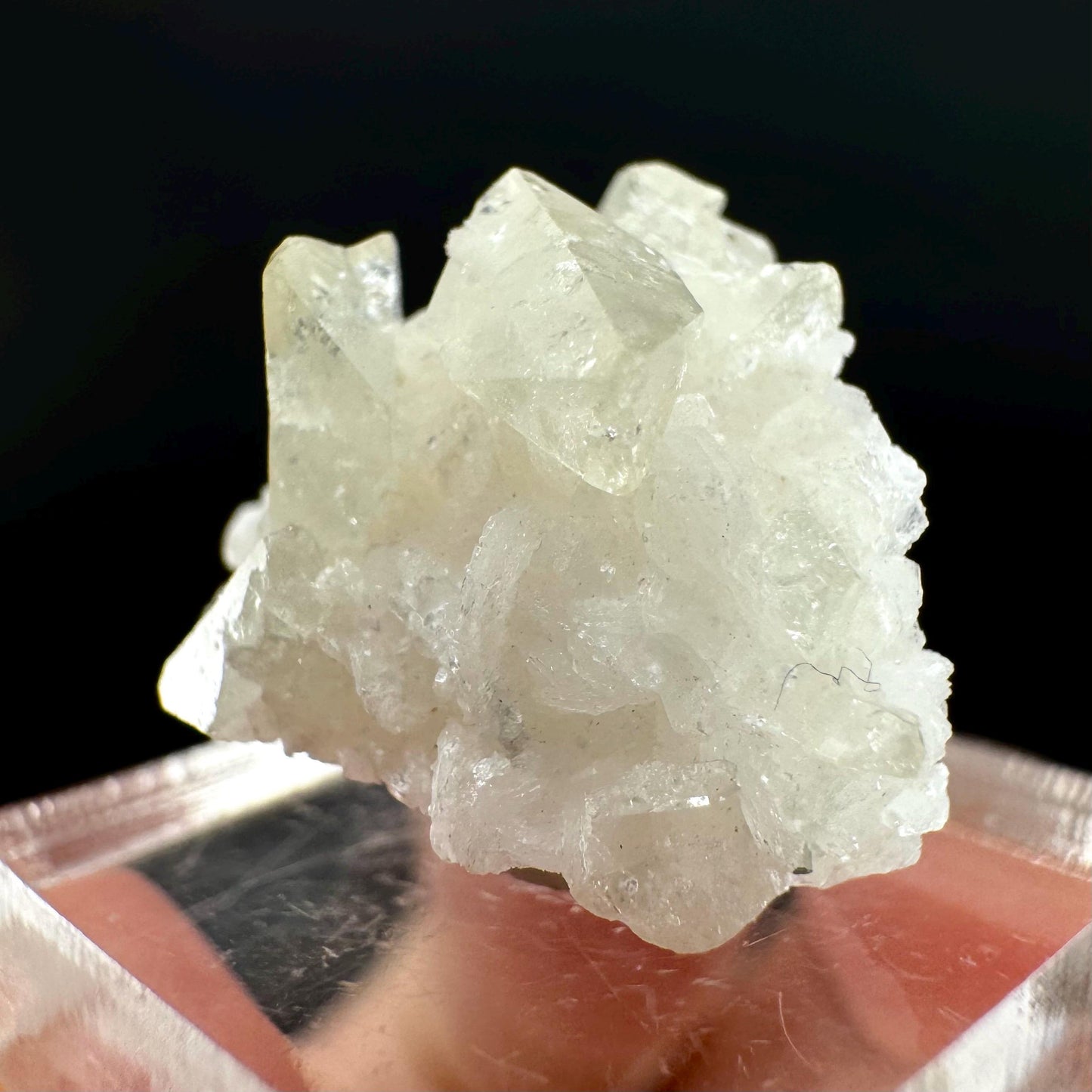 Herderite on Albite Matrix | light green crystal, rare mineral specimen from Pakistan
