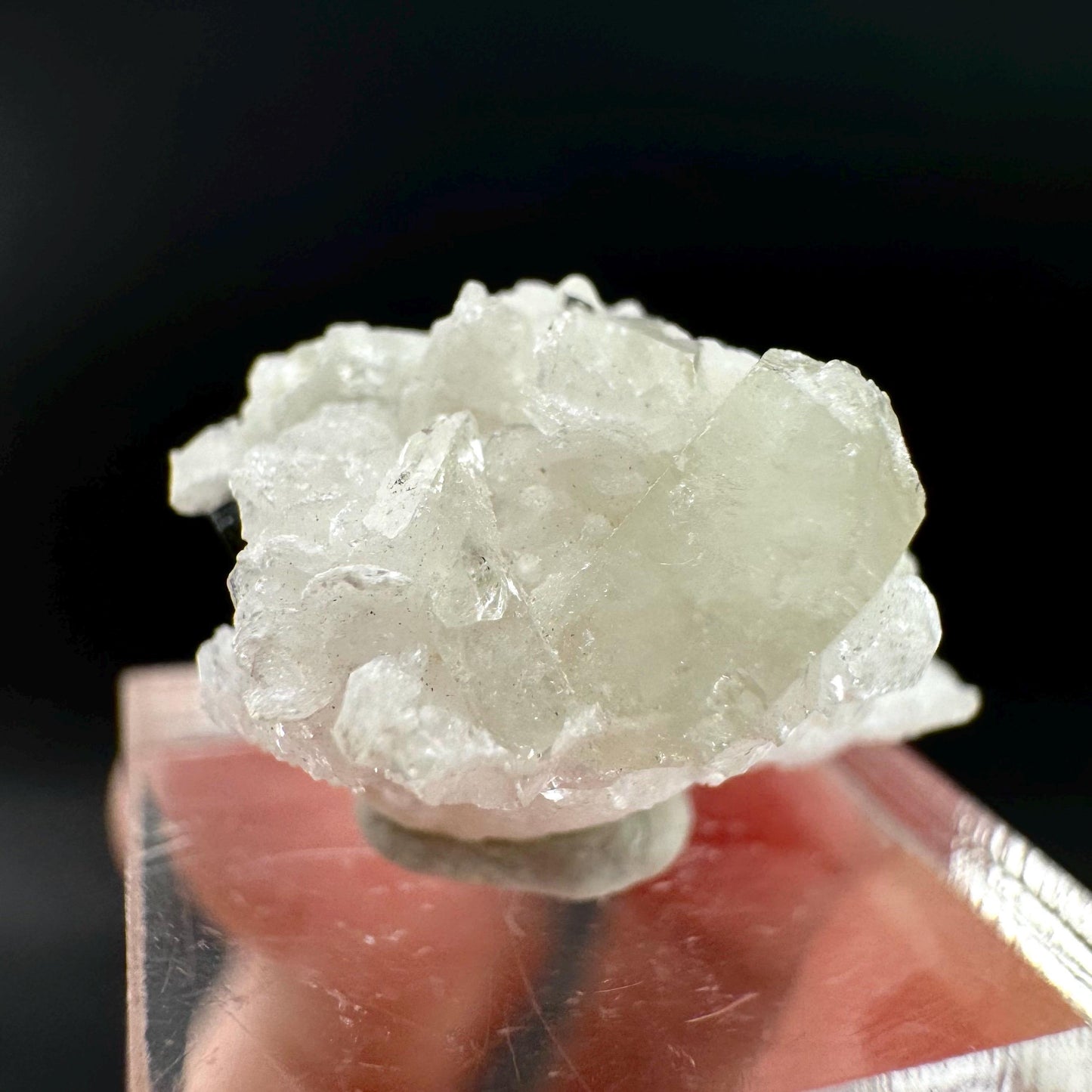 Herderite on Albite Matrix | light green crystal, rare mineral specimen from Pakistan