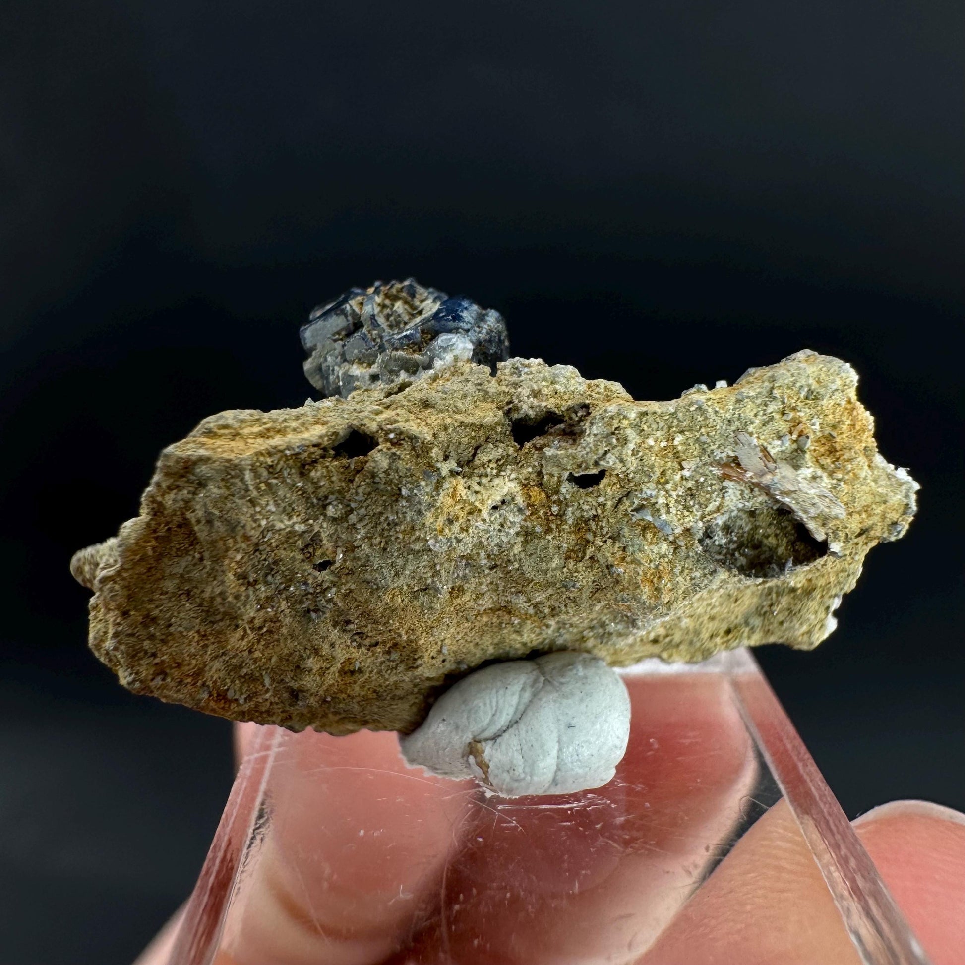 Anatase on Matrix | Metallic Crystal, Rare Mineral Specimen from Pakistan
