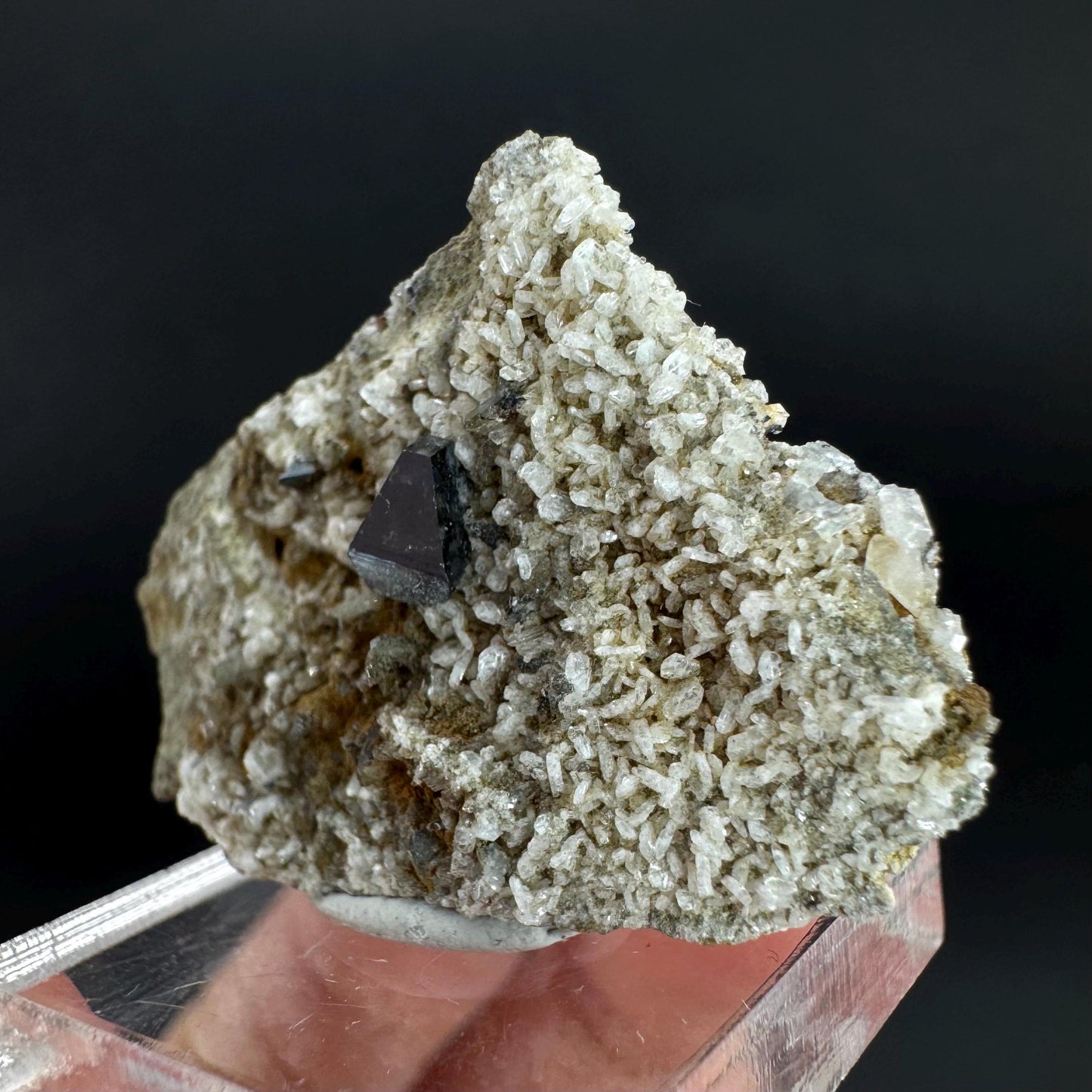 Anatase on Matrix | Metallic Crystal, Rare Mineral Specimen from Pakistan