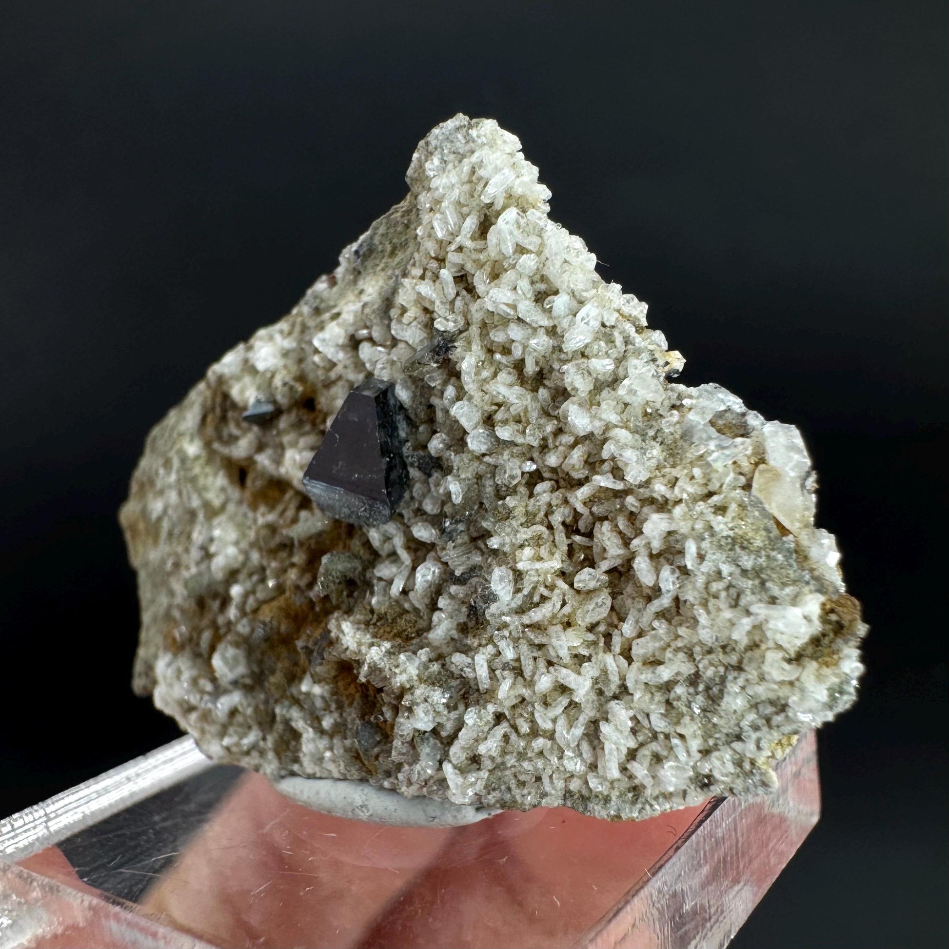 Anatase on Matrix | Metallic Crystal, Rare Mineral Specimen from Pakistan