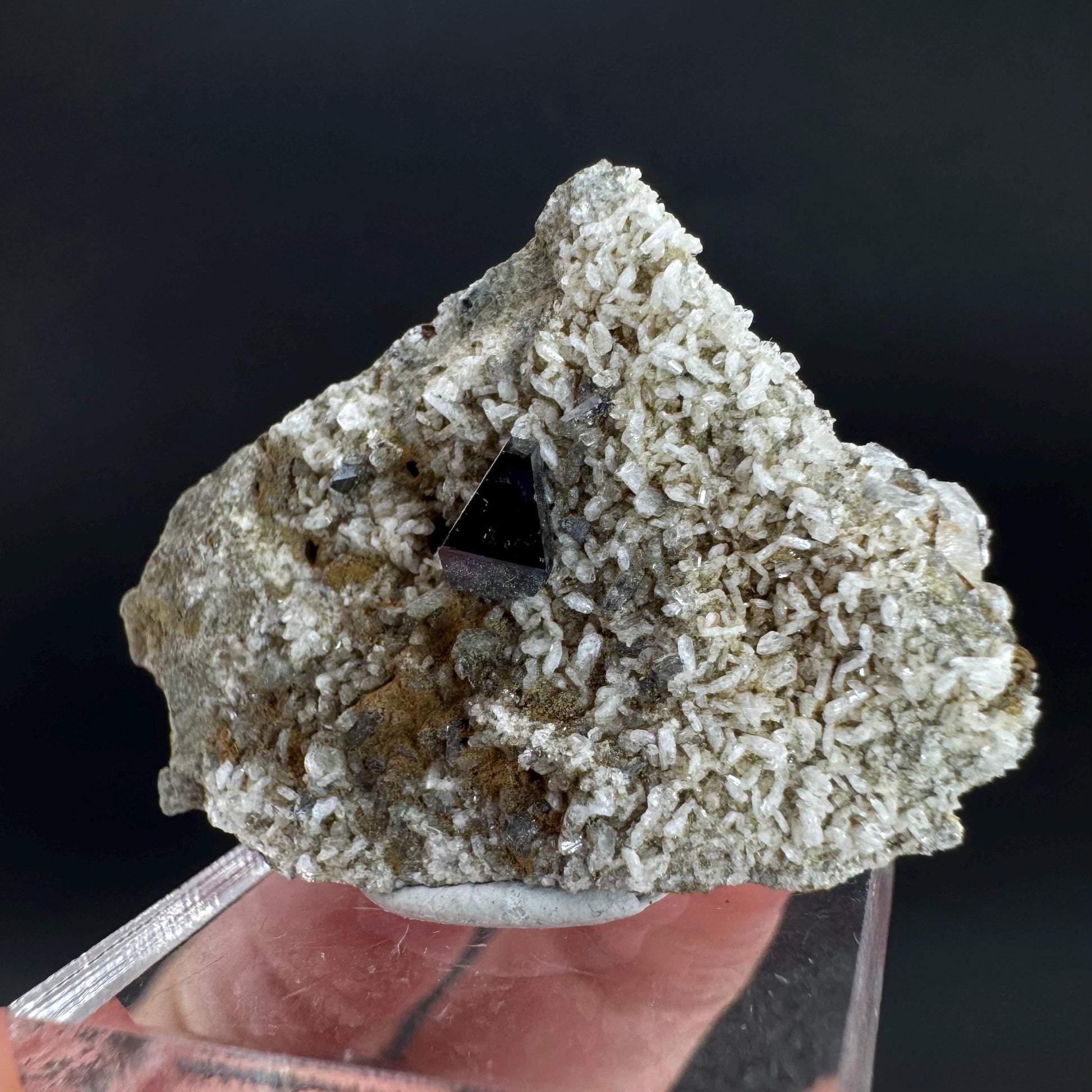 Anatase on Matrix | Metallic Crystal, Rare Mineral Specimen from Pakistan