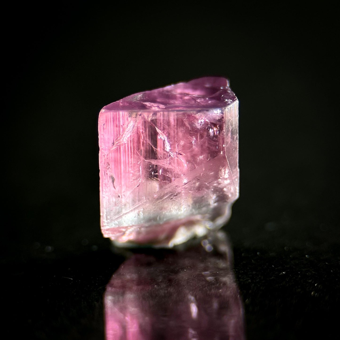 Elbaite Tourmaline | Pink Crystal, mineral specimen from Paprok