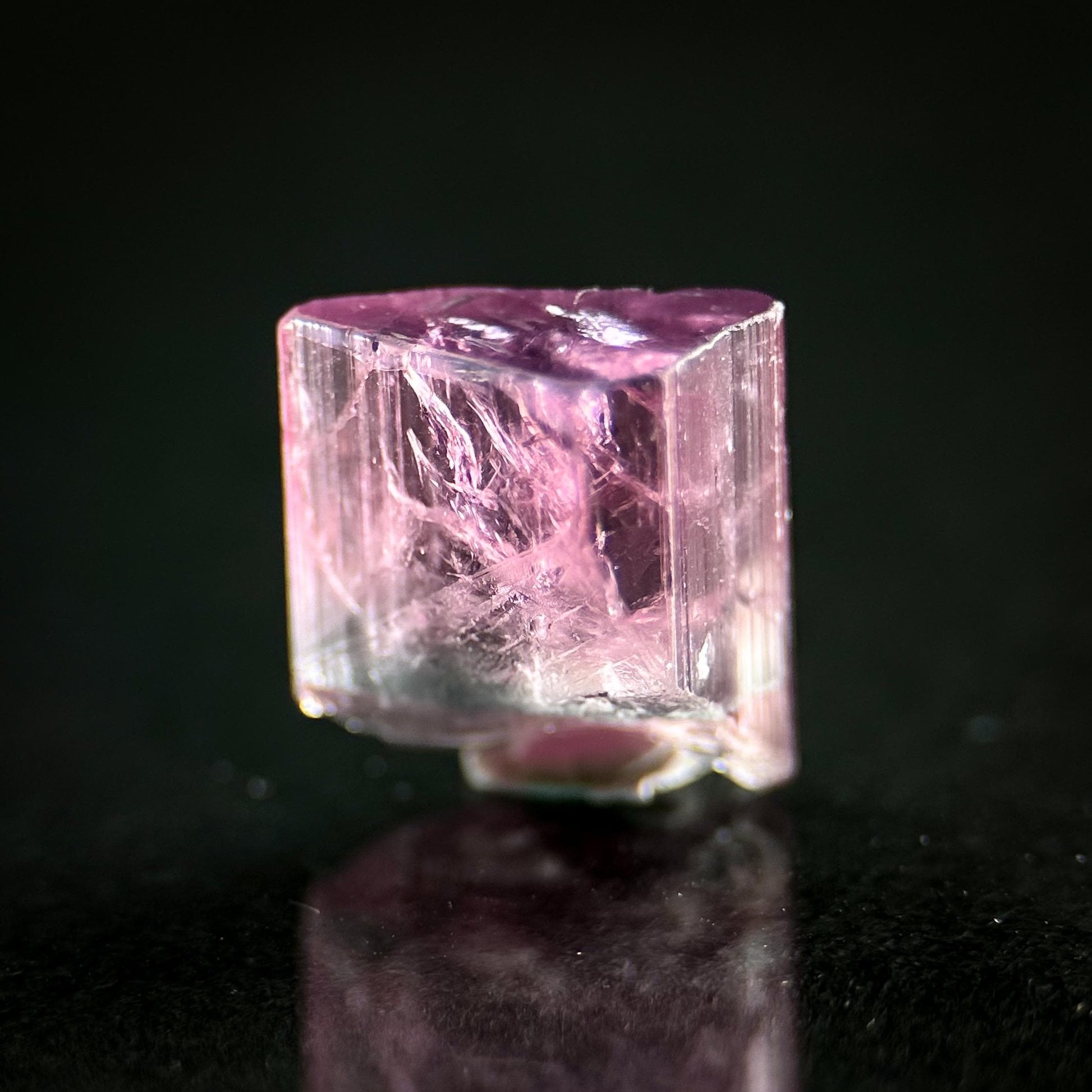 Elbaite Tourmaline | Pink Crystal, mineral specimen from Paprok