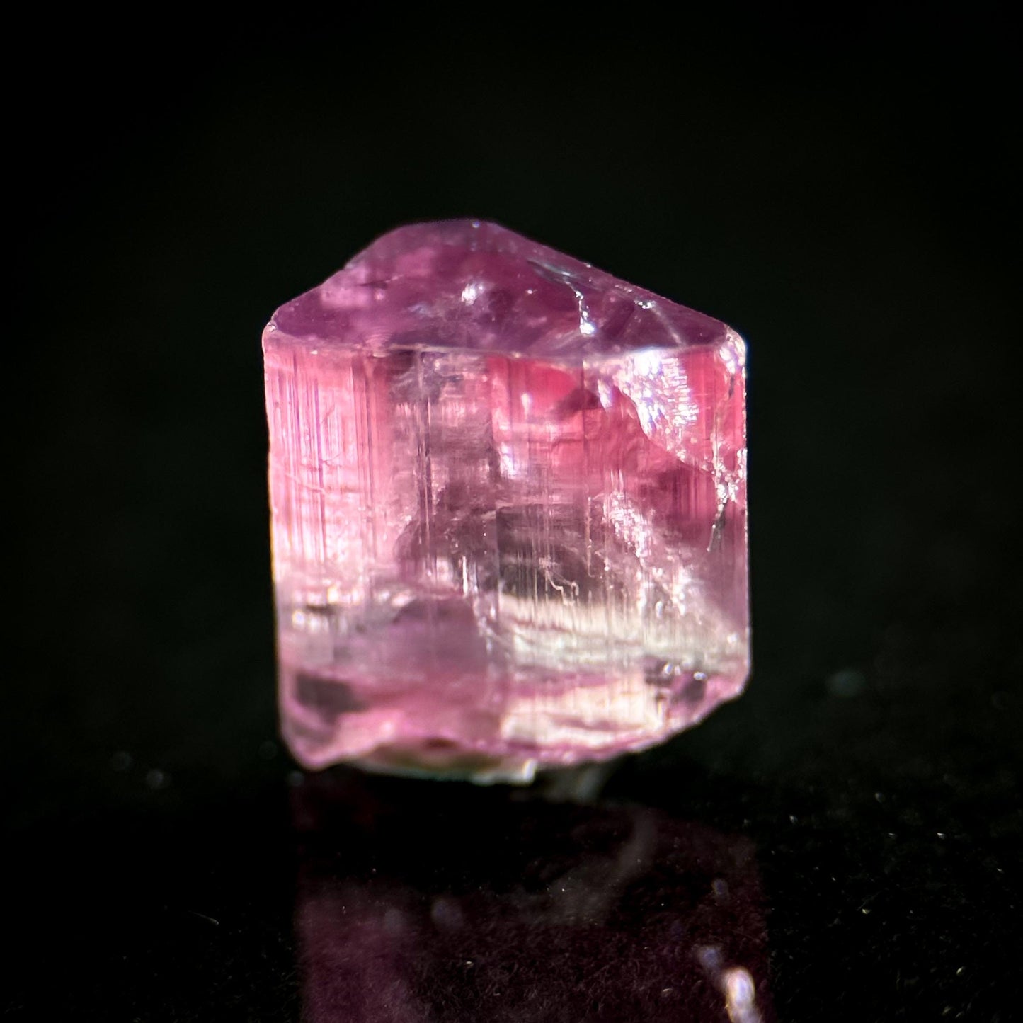 Elbaite Tourmaline | Pink Crystal, mineral specimen from Paprok
