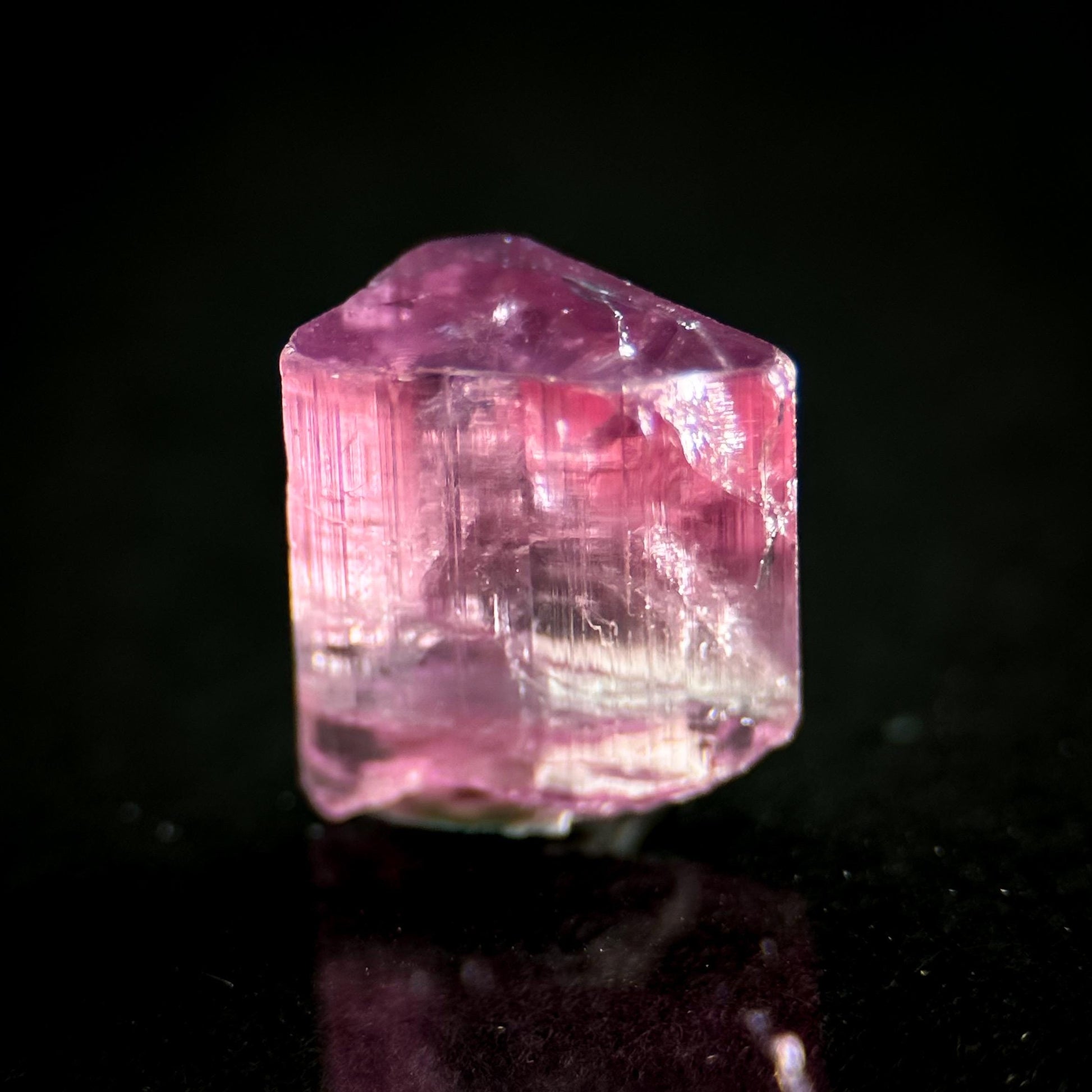 Elbaite Tourmaline | Pink Crystal, mineral specimen from Paprok
