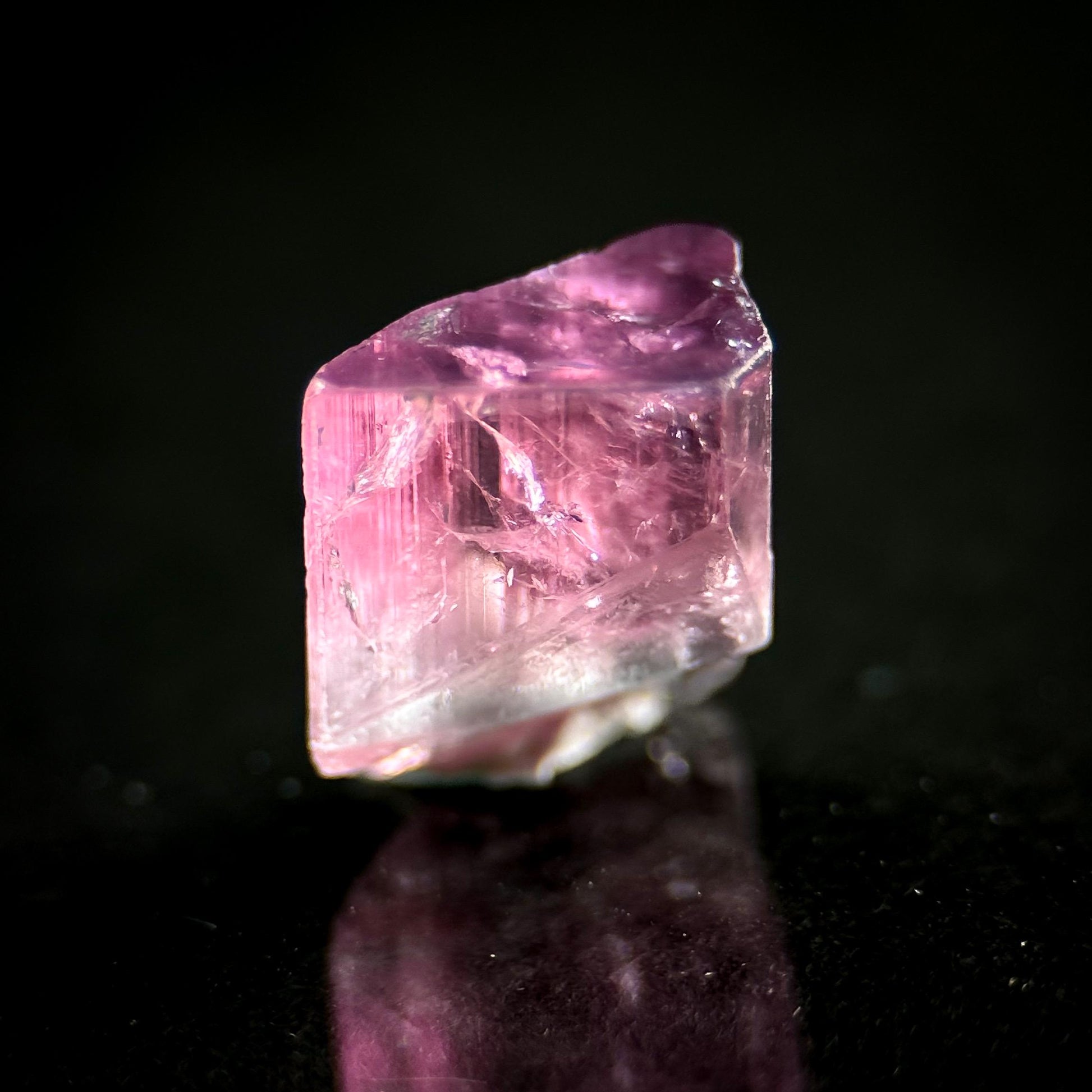Elbaite Tourmaline | Pink Crystal, mineral specimen from Paprok