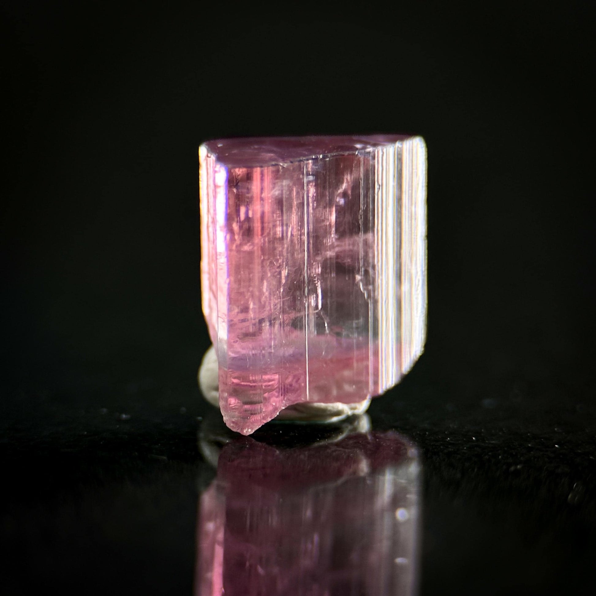 Elbaite Tourmaline | Pink Crystal, mineral specimen from Paprok