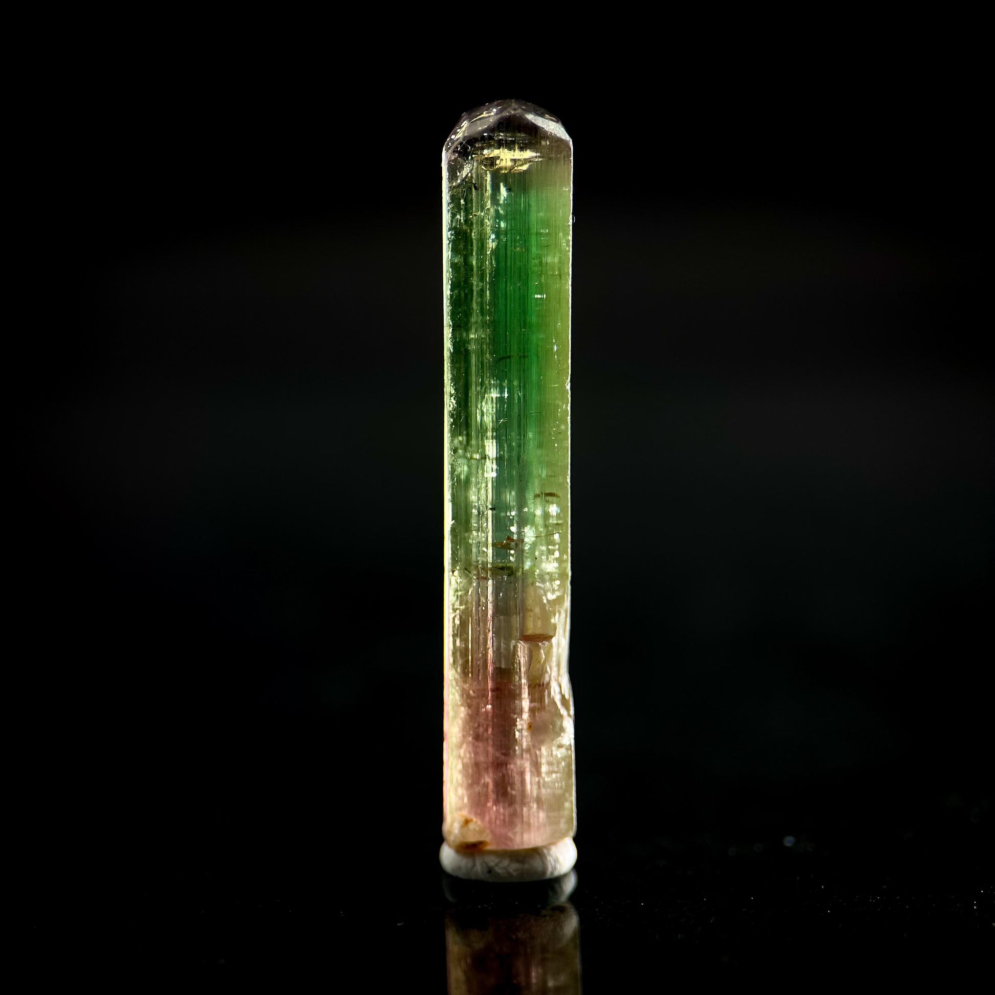 Watermelon Tourmaline | Green & Pink Bi-Color Elbaite Crystal, mineral specimen from Paprok