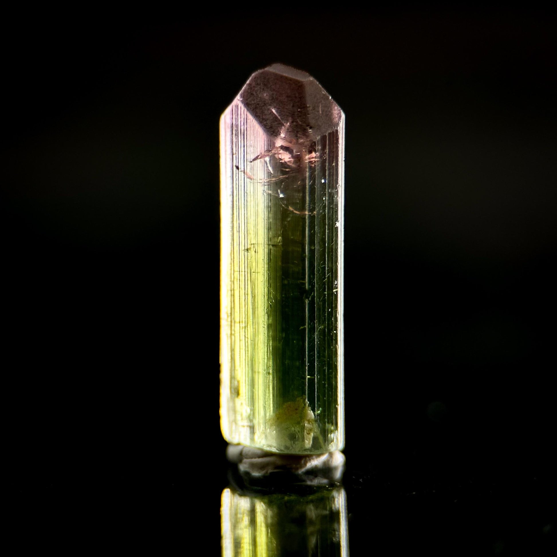 Watermelon Tourmaline | Green & Pink Bi-Color Elbaite Crystal, mineral specimen from Paprok