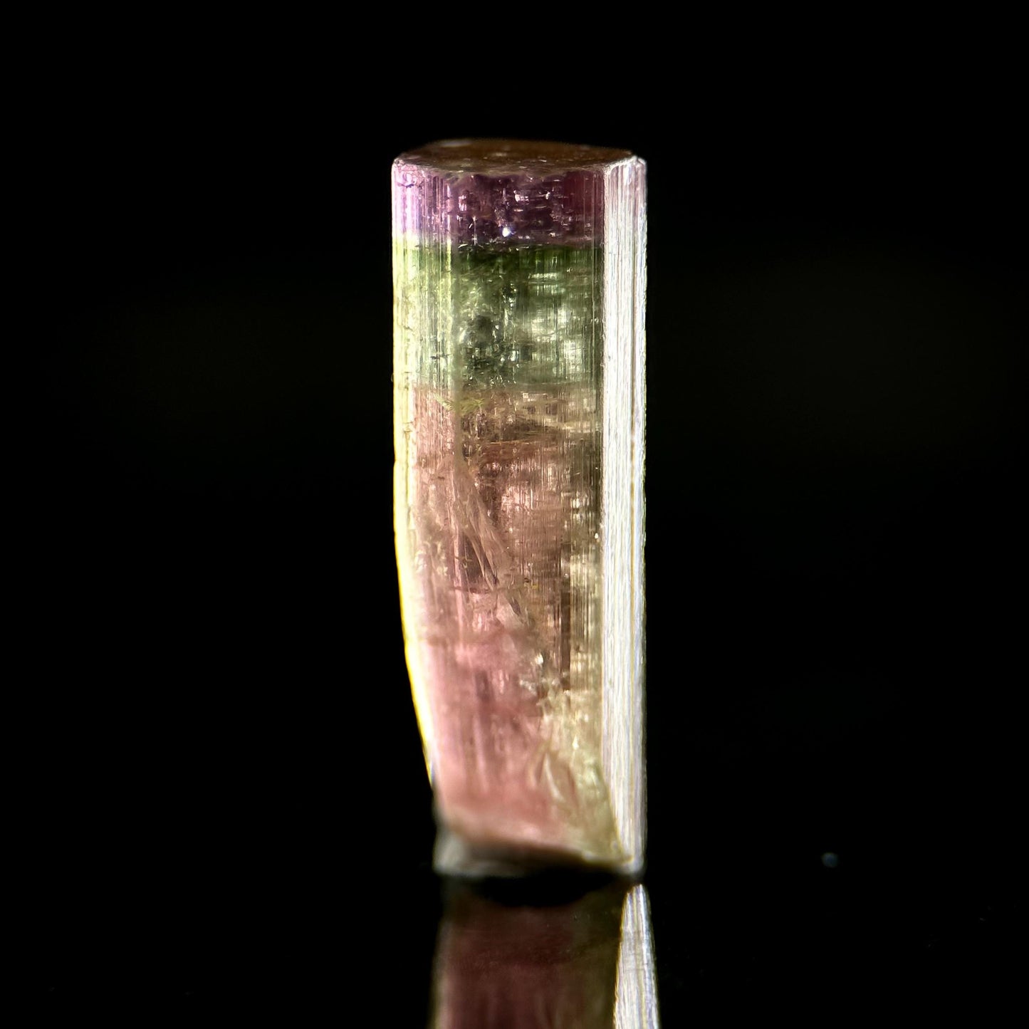 Watermelon Tourmaline | Green & Pink Bi-Color Elbaite Crystal, mineral specimen from Paprok