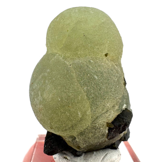 Prehnite with Epidote | Botryoidal green crystal, mineral specimen from Mali