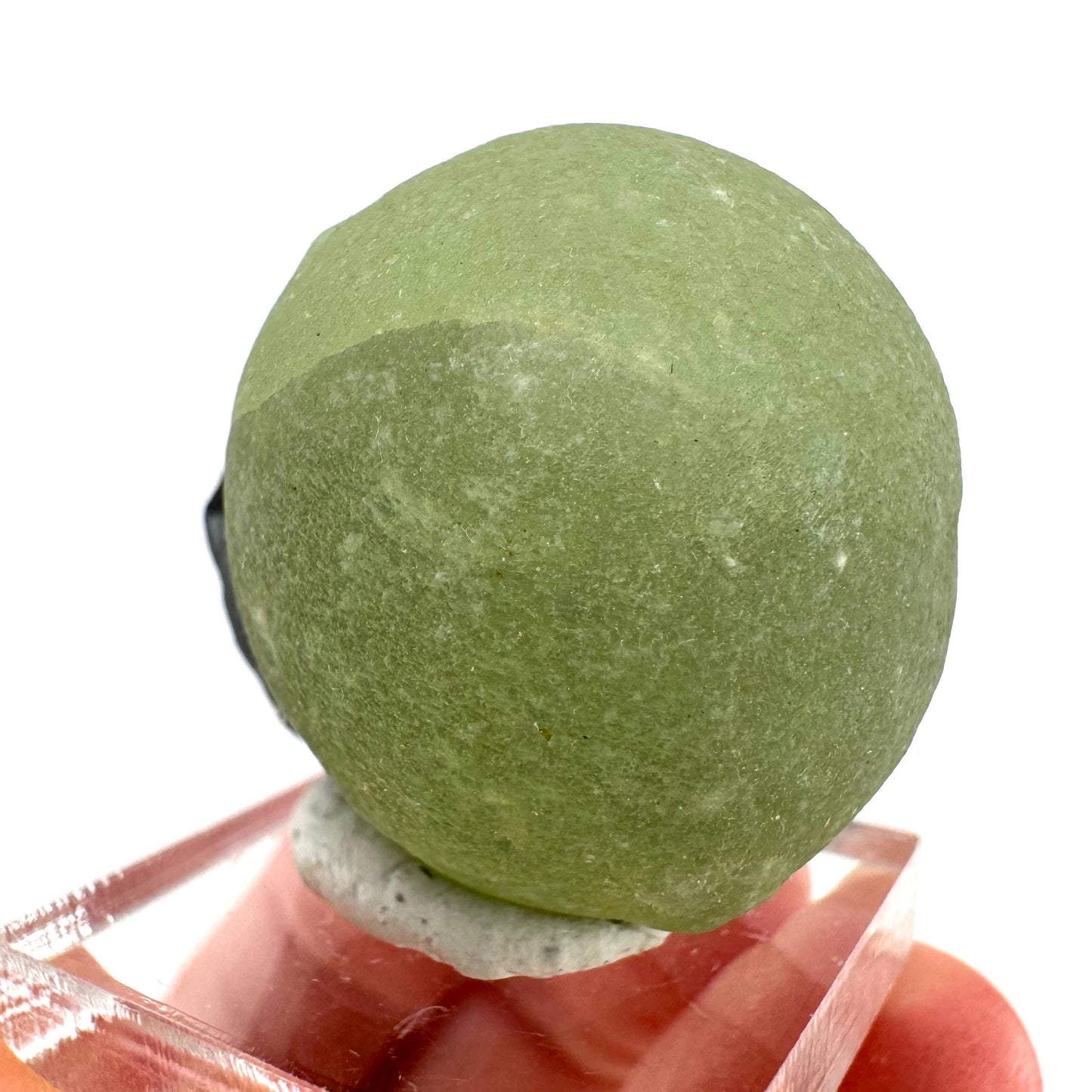 Prehnite with Epidote | Botryoidal green crystal, mineral specimen from Mali