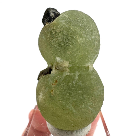 Prehnite with Epidote | Botryoidal green crystal, mineral specimen from Mali