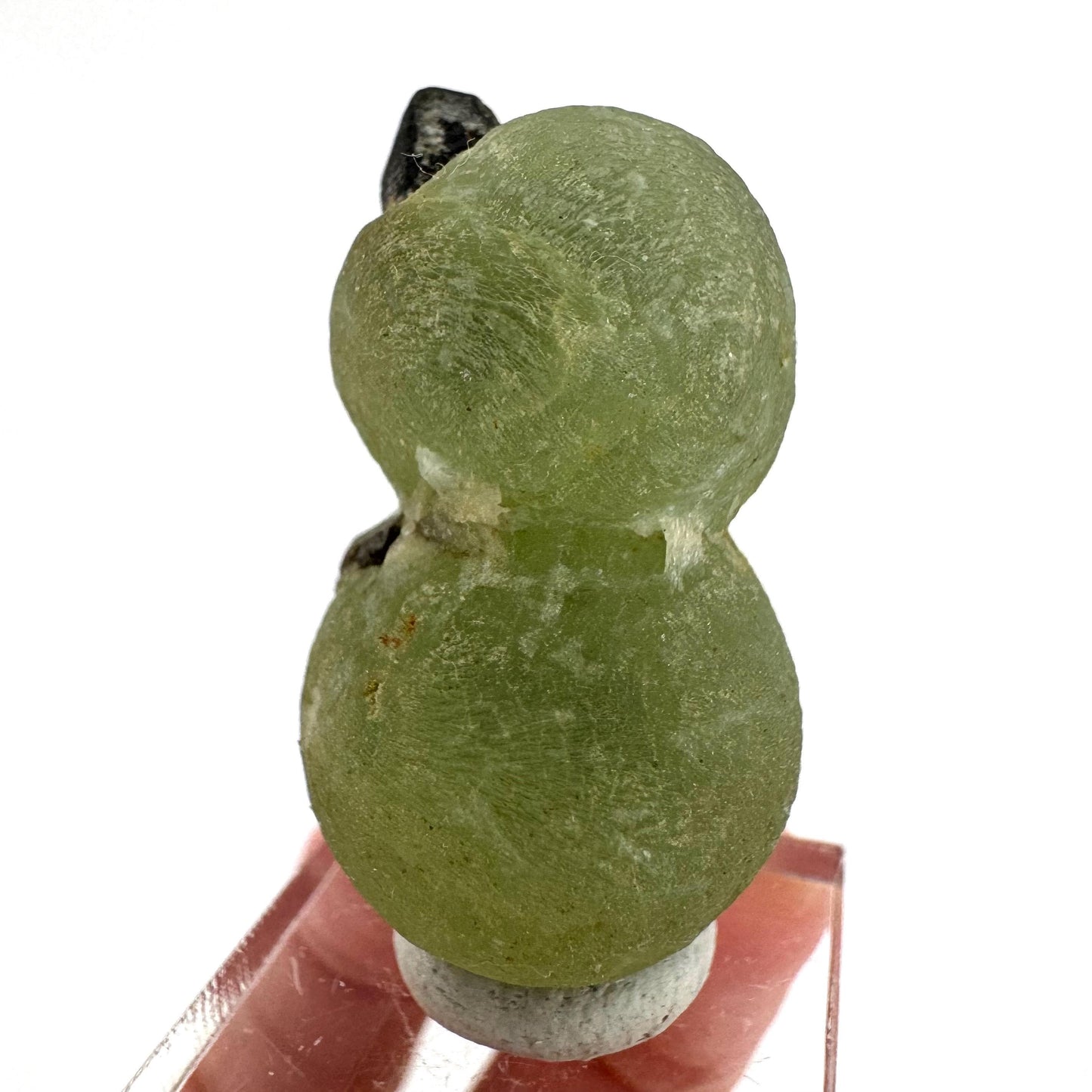 Prehnite with Epidote | Botryoidal green crystal, mineral specimen from Mali