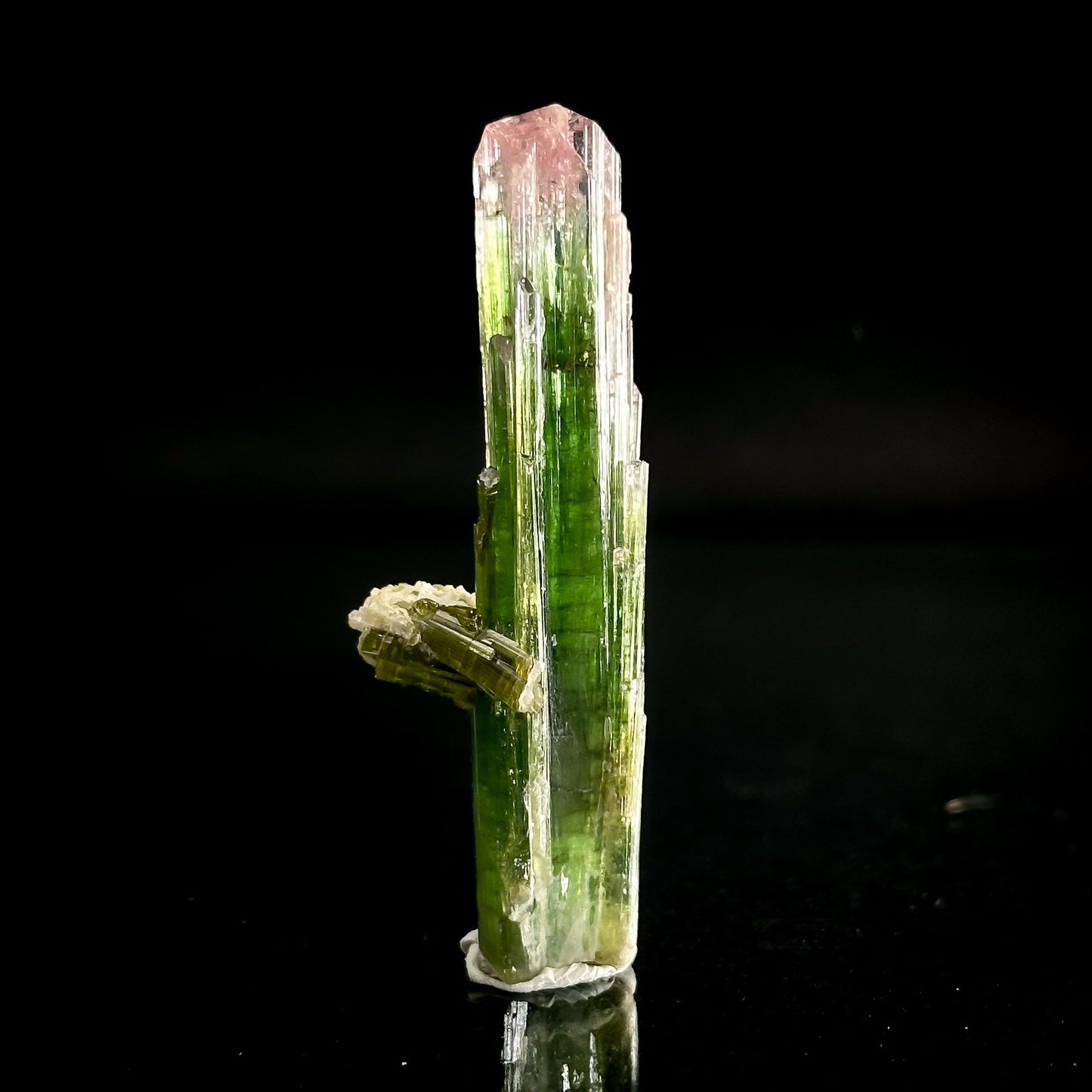 Watermelon Tourmaline | Green & Pink Bi-Color Elbaite Crystal, mineral specimen from Paprok