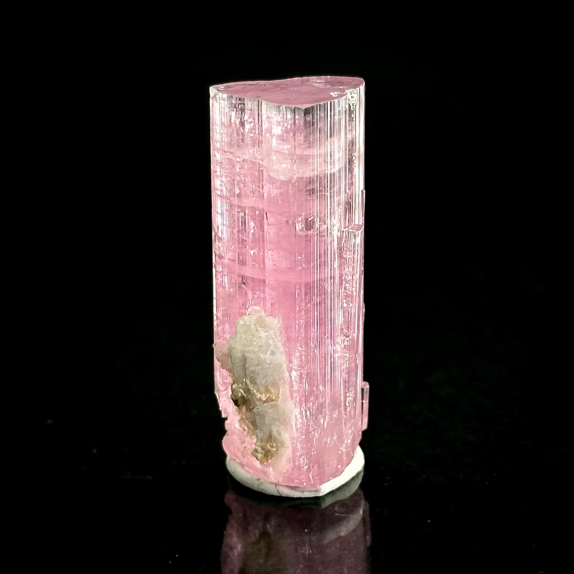 Elbaite Tourmaline | Pink Bi-Color Crystal, mineral specimen from Paprok