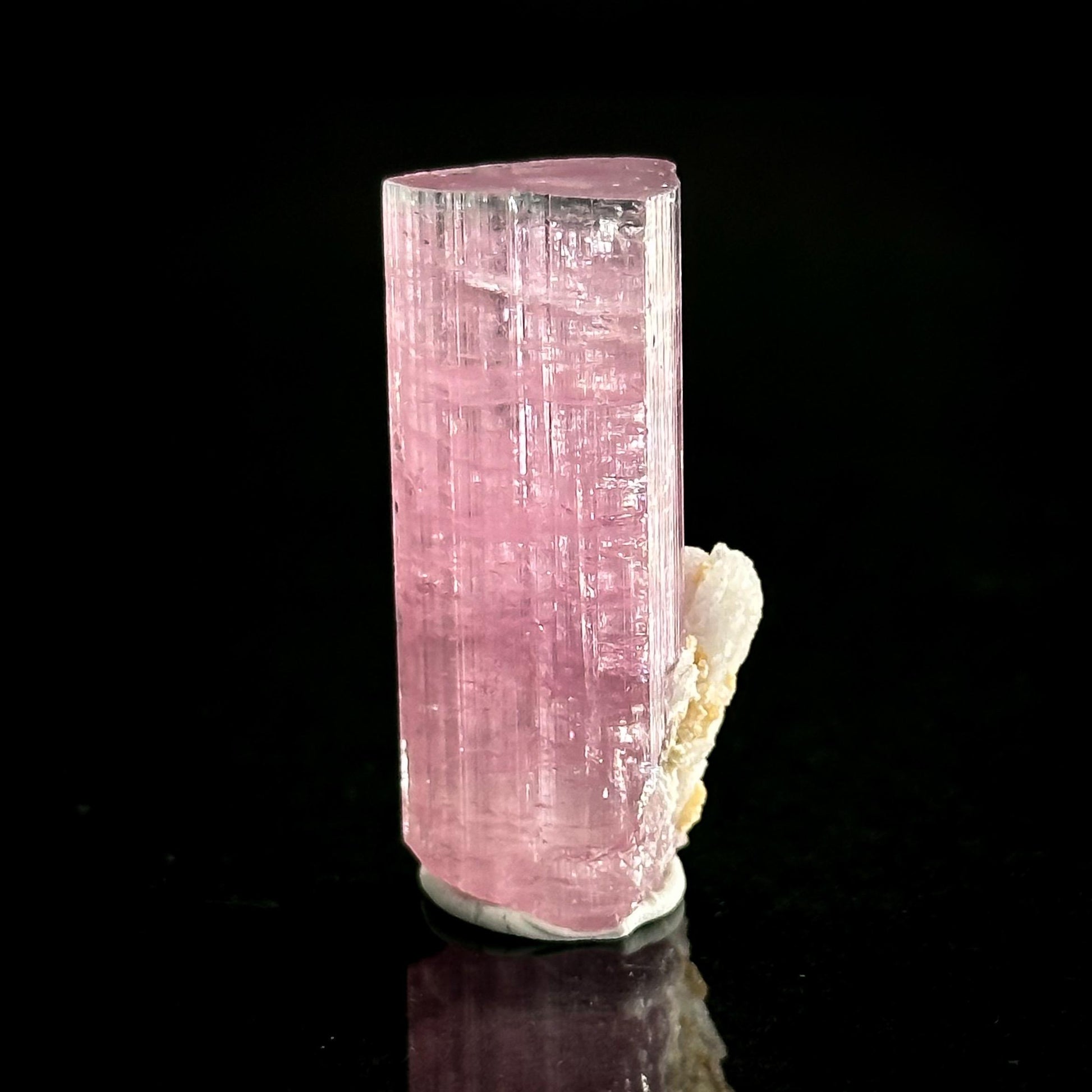Elbaite Tourmaline | Pink Bi-Color Crystal, mineral specimen from Paprok