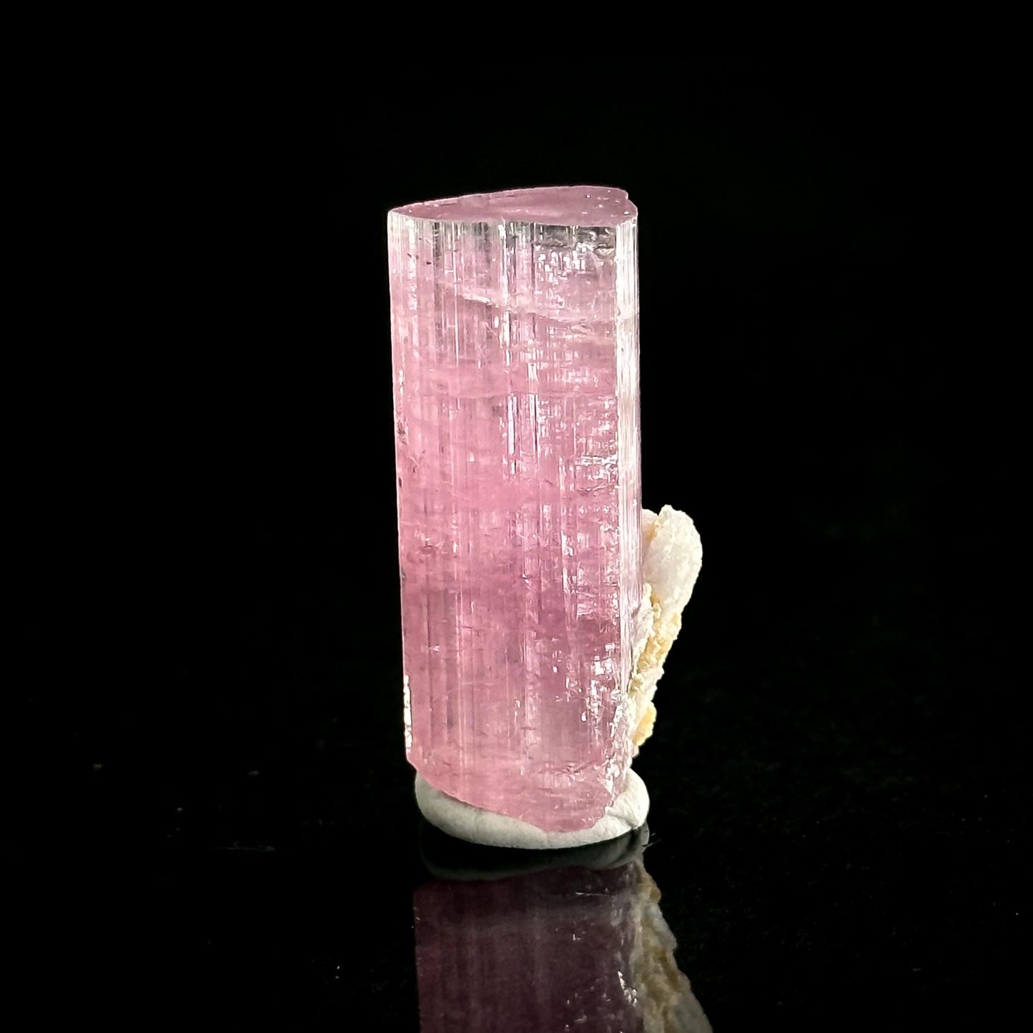 Elbaite Tourmaline | Pink Bi-Color Crystal, mineral specimen from Paprok