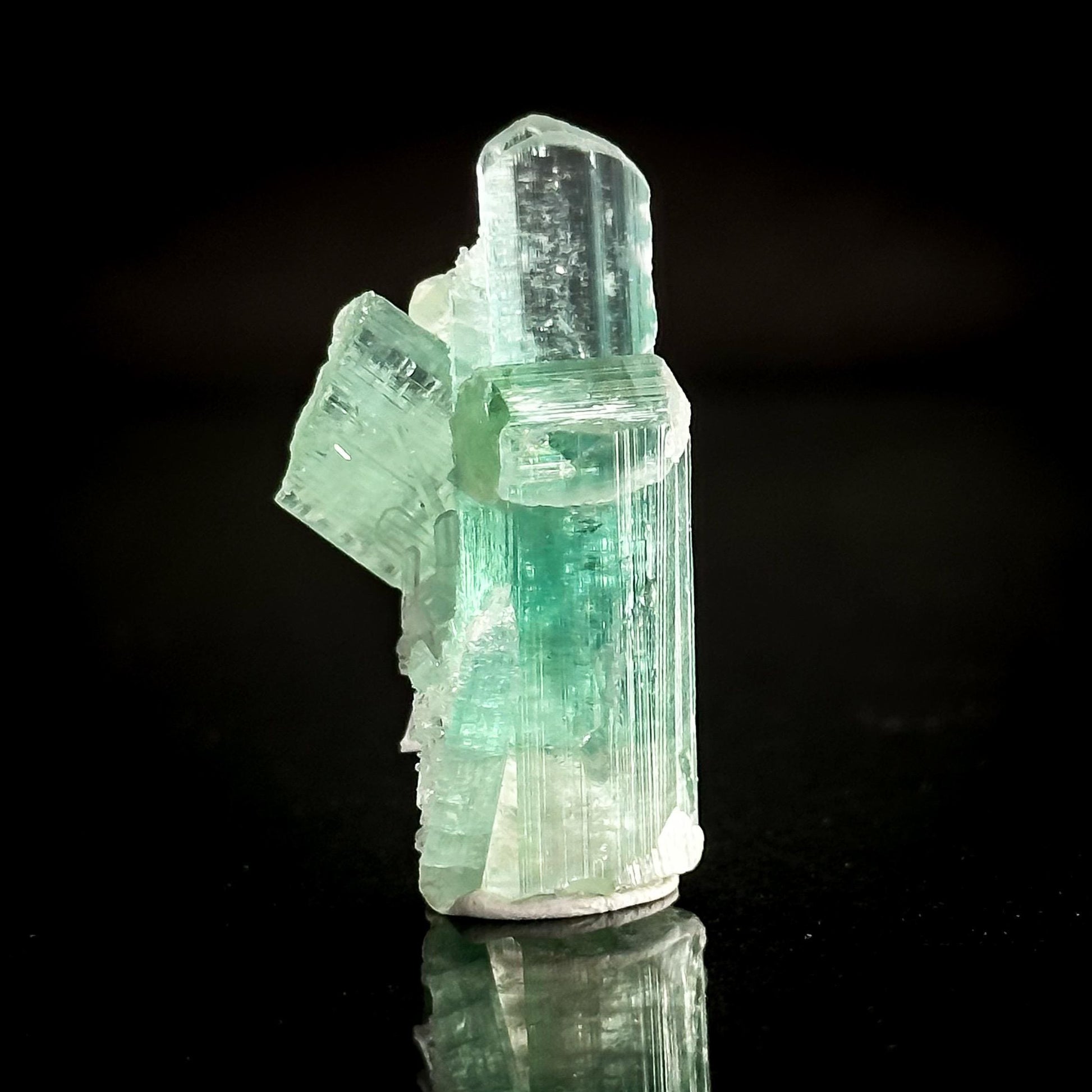 Indicolite Tourmaline | Natural Blue-Green Crystal, Mineral Specimen from Pakistan