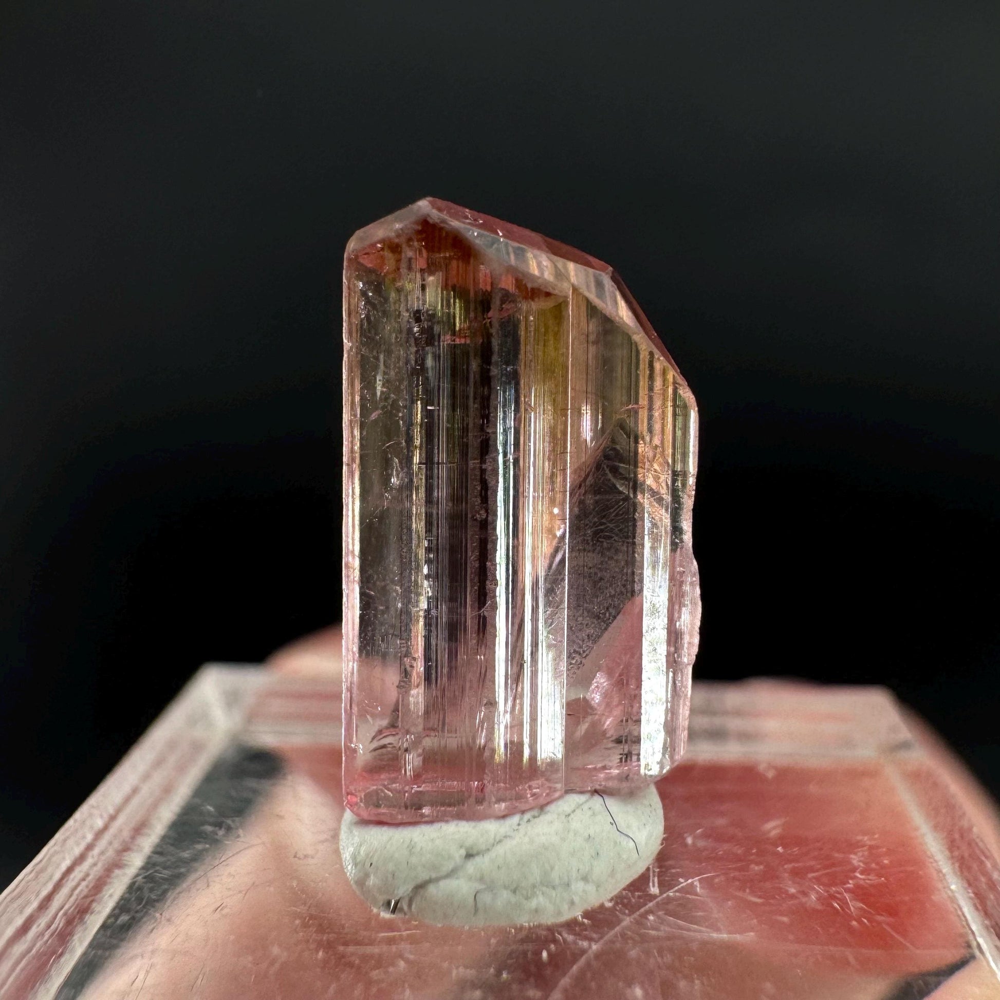 Elbaite Tourmaline | Pink Crystal, mineral specimen from Paprok