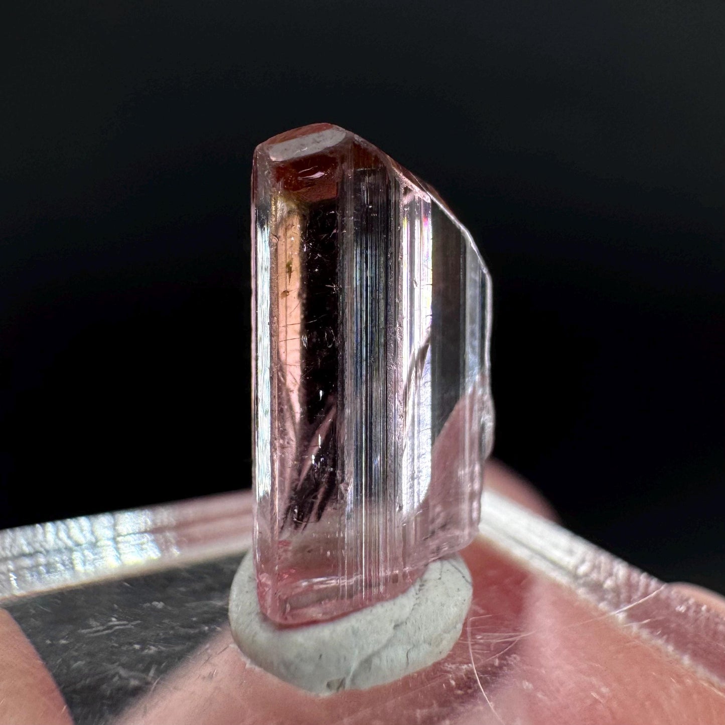 Elbaite Tourmaline | Pink Crystal, mineral specimen from Paprok