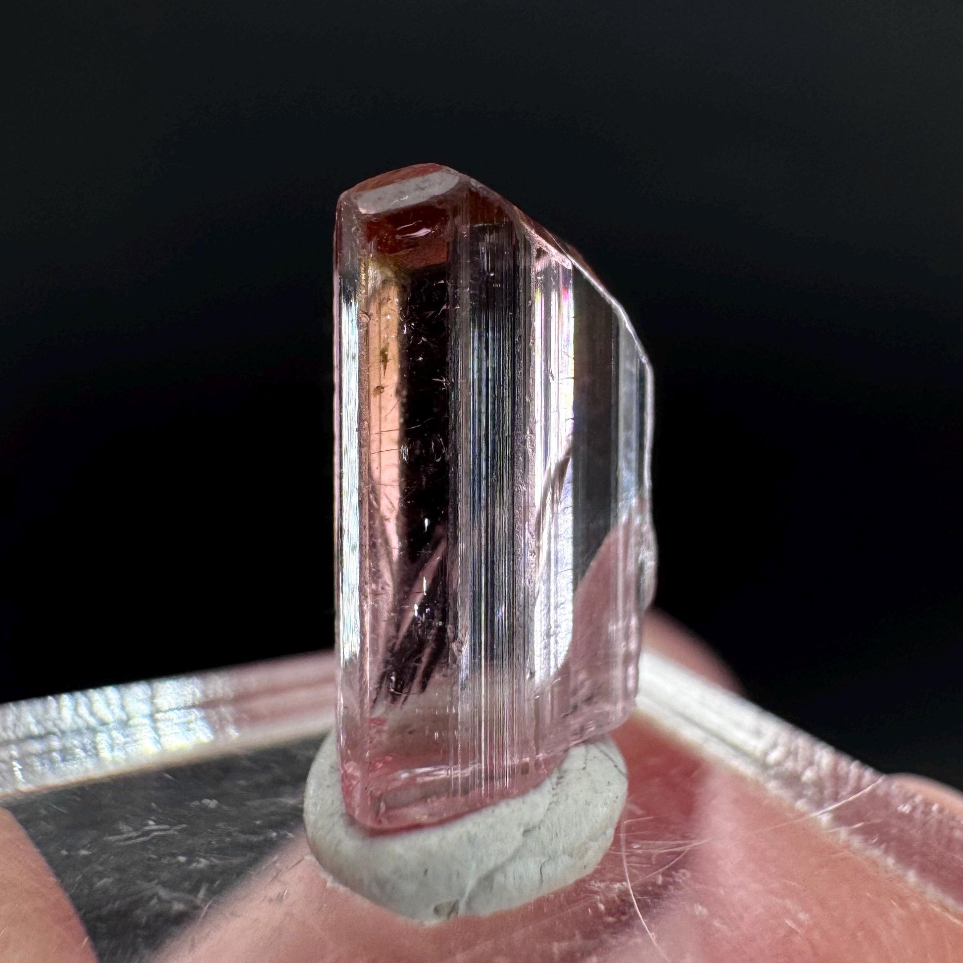 Elbaite Tourmaline | Pink Crystal, mineral specimen from Paprok