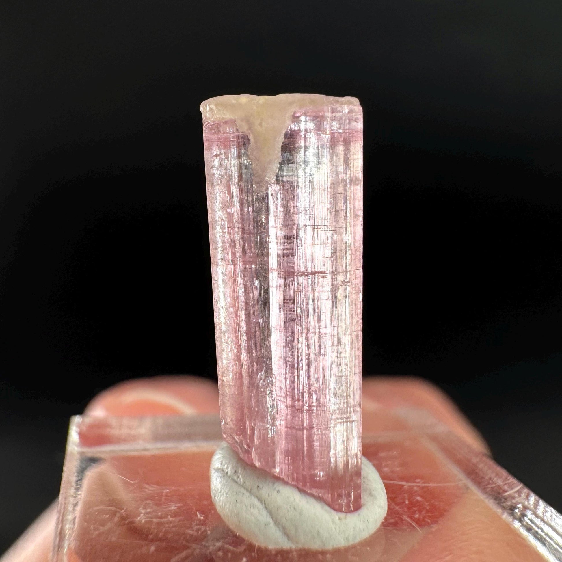 Elbaite Tourmaline | Pink Crystal, mineral specimen from Paprok
