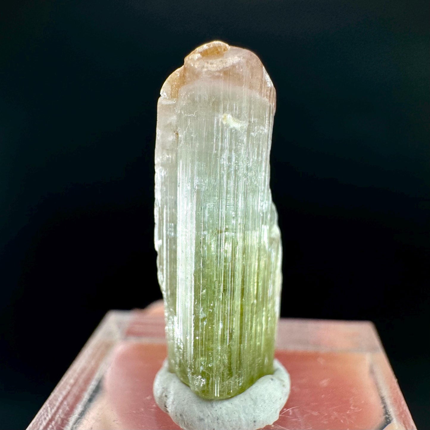 Watermelon Tourmaline | Green & Pink Bi-Color Elbaite Crystal, mineral specimen from Paprok