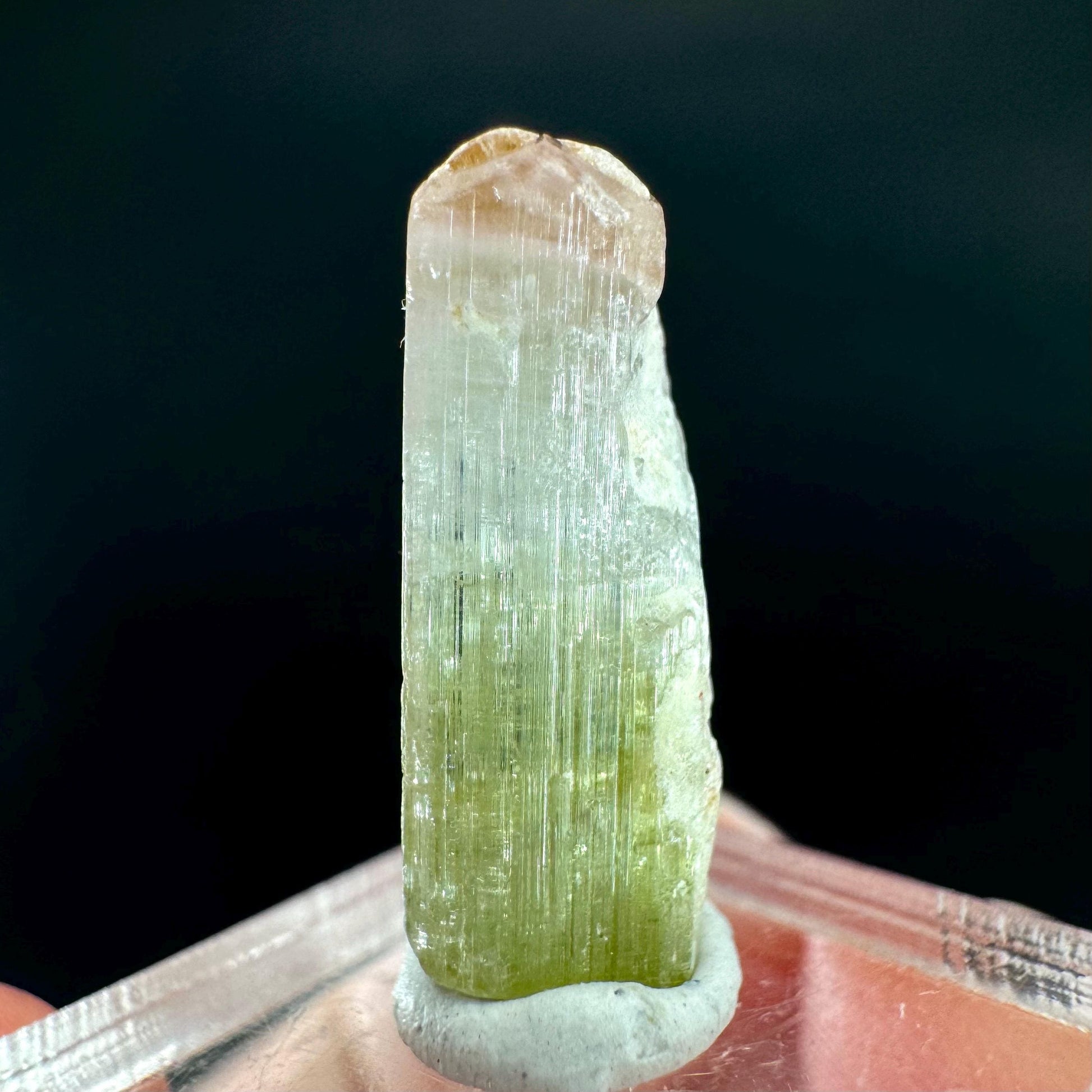 Watermelon Tourmaline | Green & Pink Bi-Color Elbaite Crystal, mineral specimen from Paprok