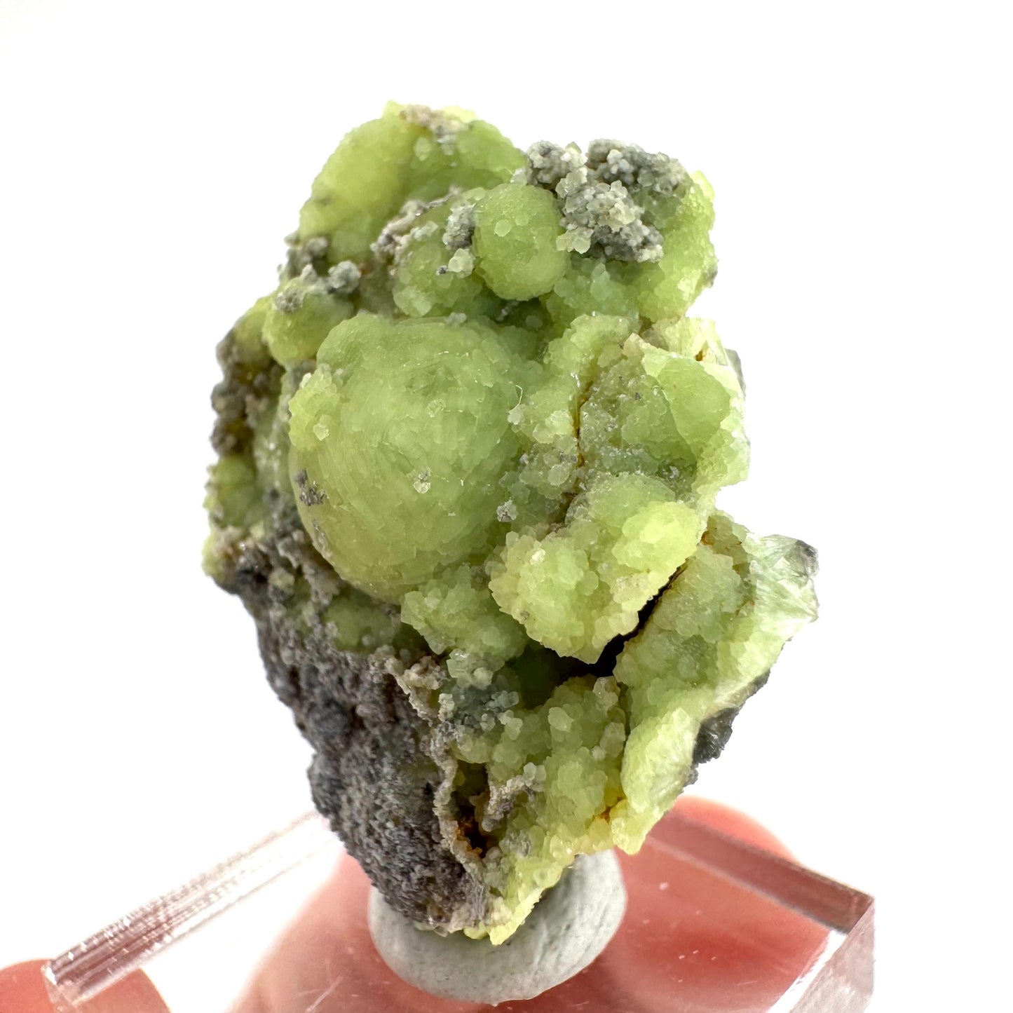 Wavellite (Arkansas, USA) | green crystal cluster, mineral specimen