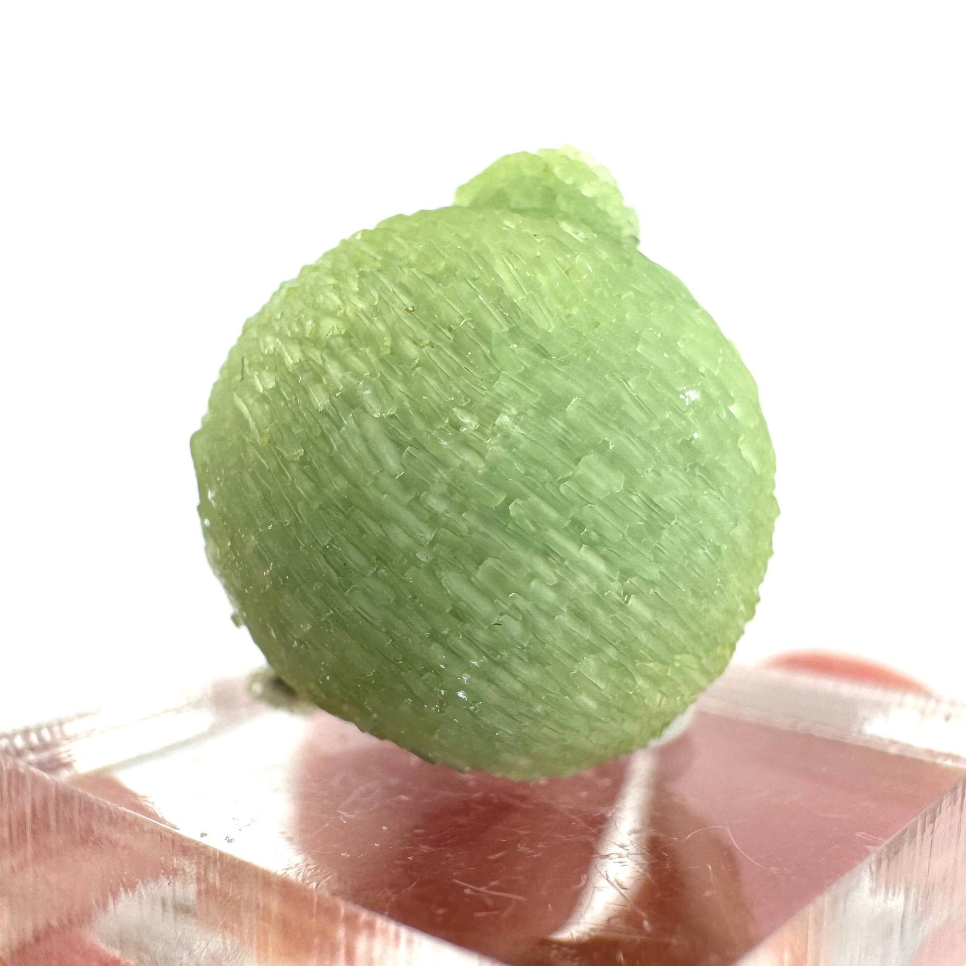 Wavellite (Arkansas, USA) | green crystal cluster, mineral specimen