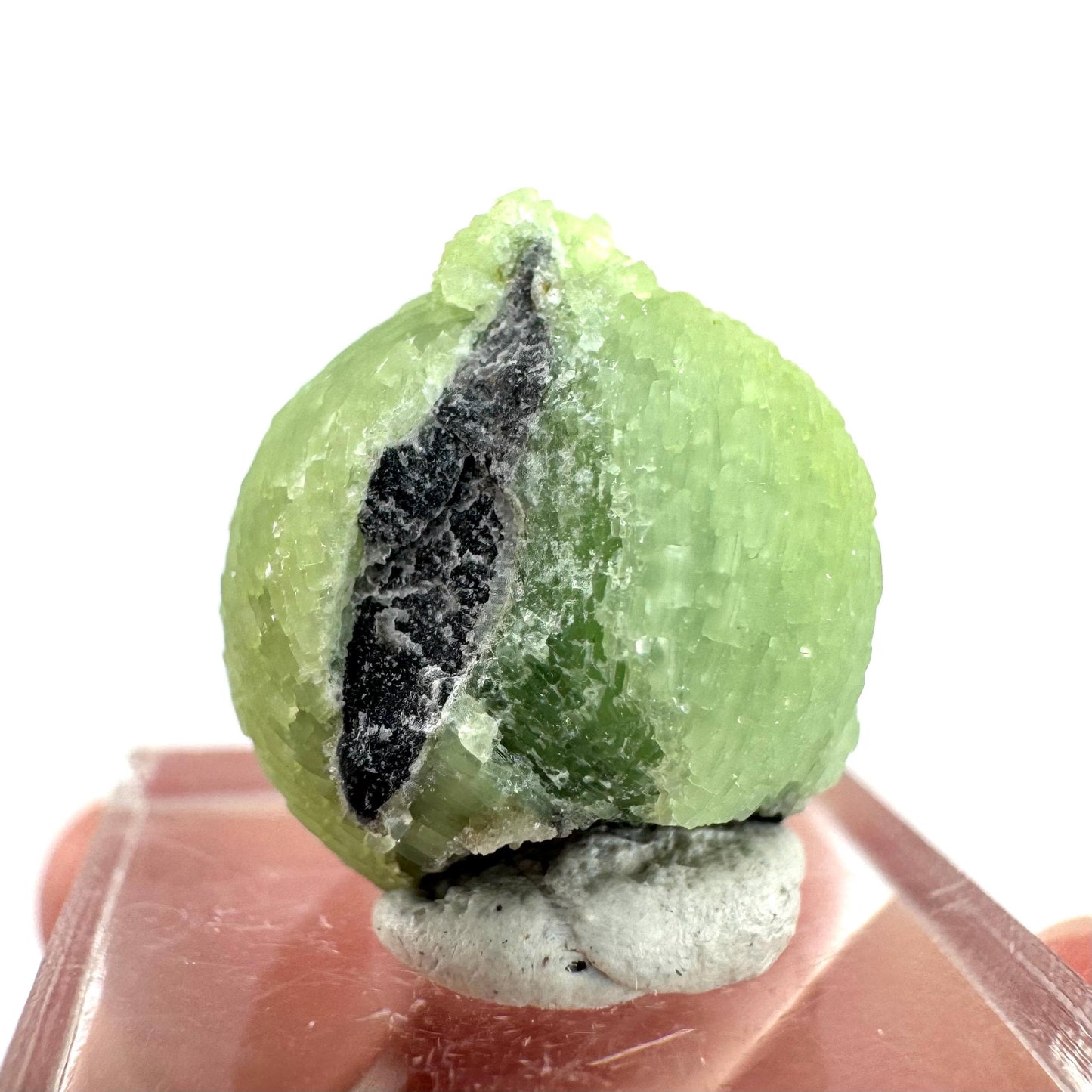 Wavellite (Arkansas, USA) | green crystal cluster, mineral specimen