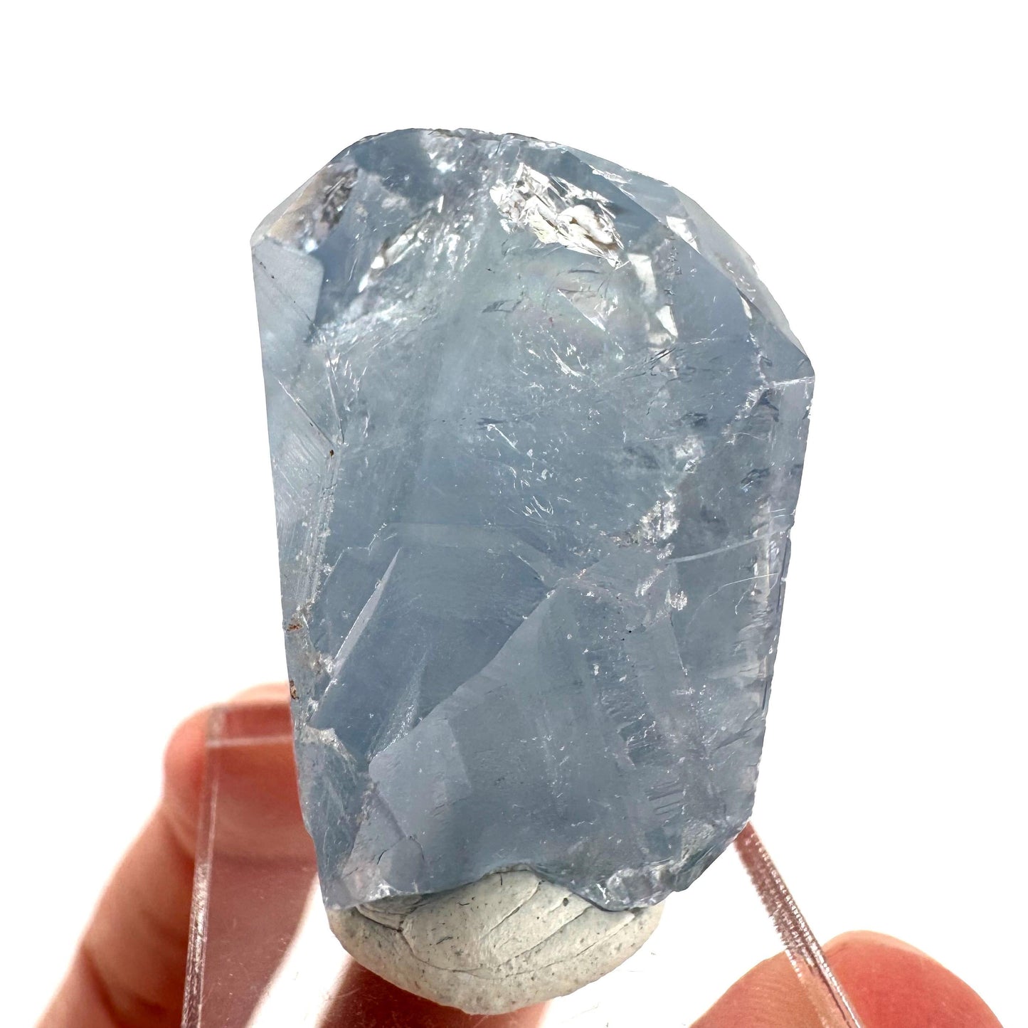 Celestite | natural blue crystal, mineral specimen from Madagascar