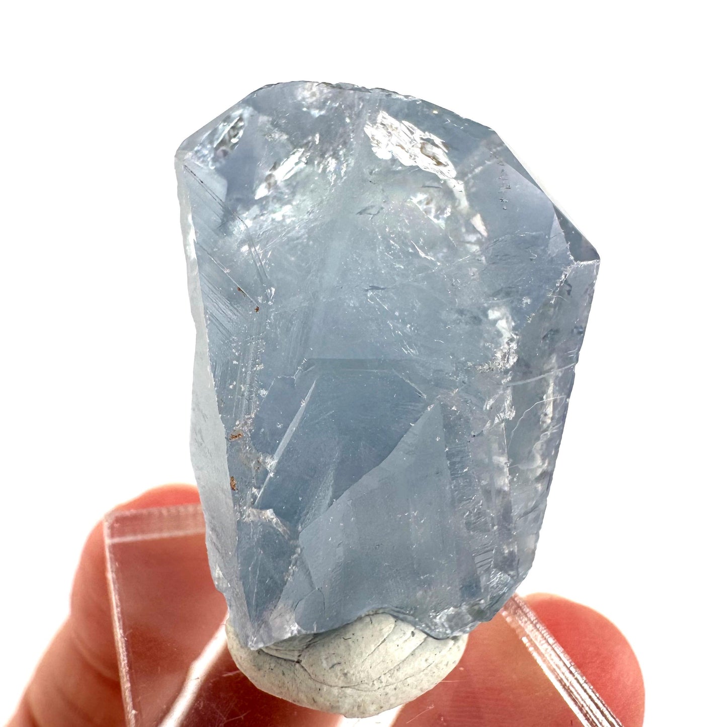 Celestite | natural blue crystal, mineral specimen from Madagascar