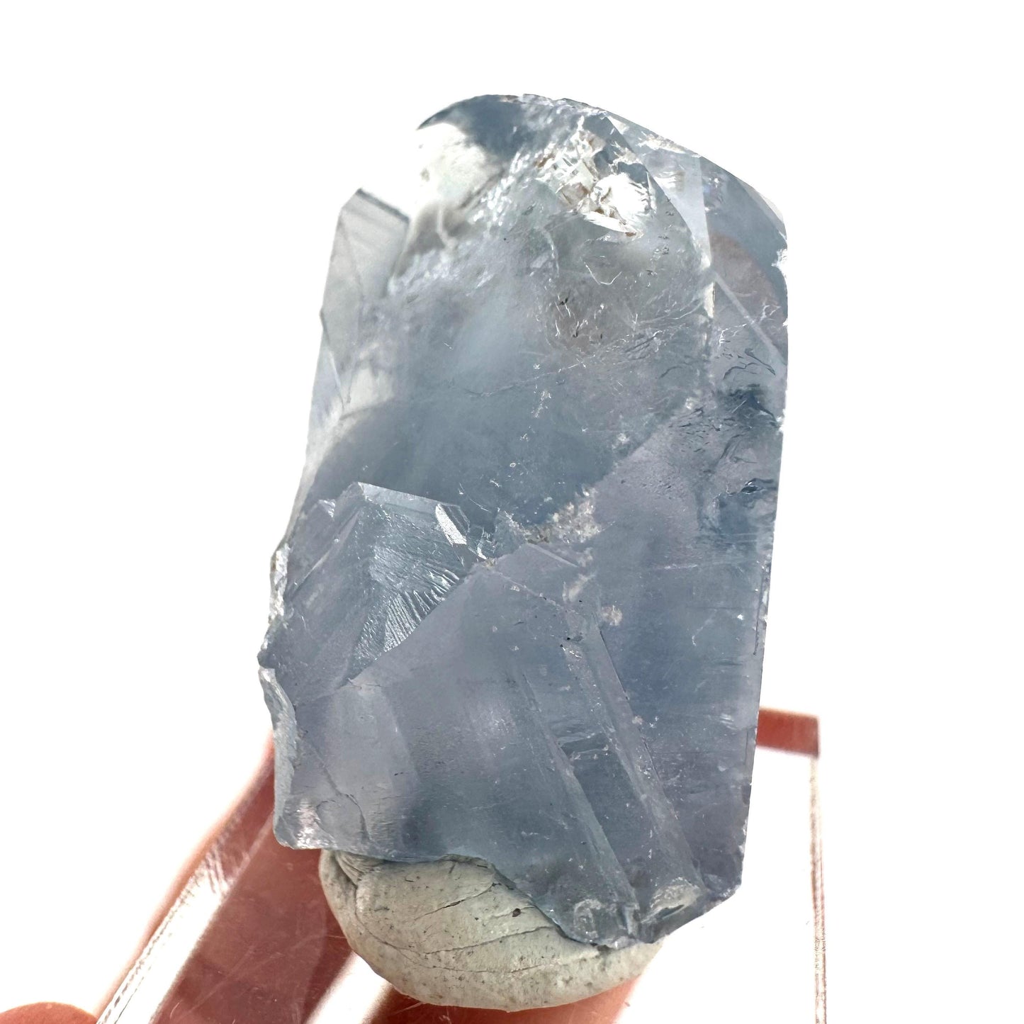 Celestite | natural blue crystal, mineral specimen from Madagascar