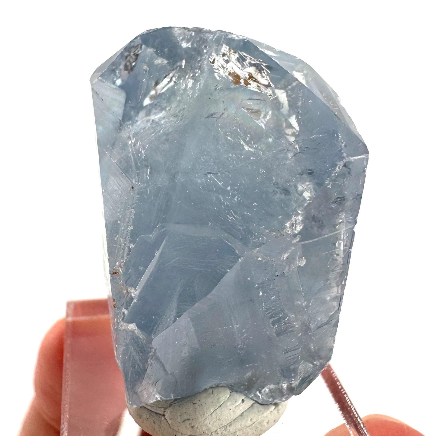 Celestite | natural blue crystal, mineral specimen from Madagascar