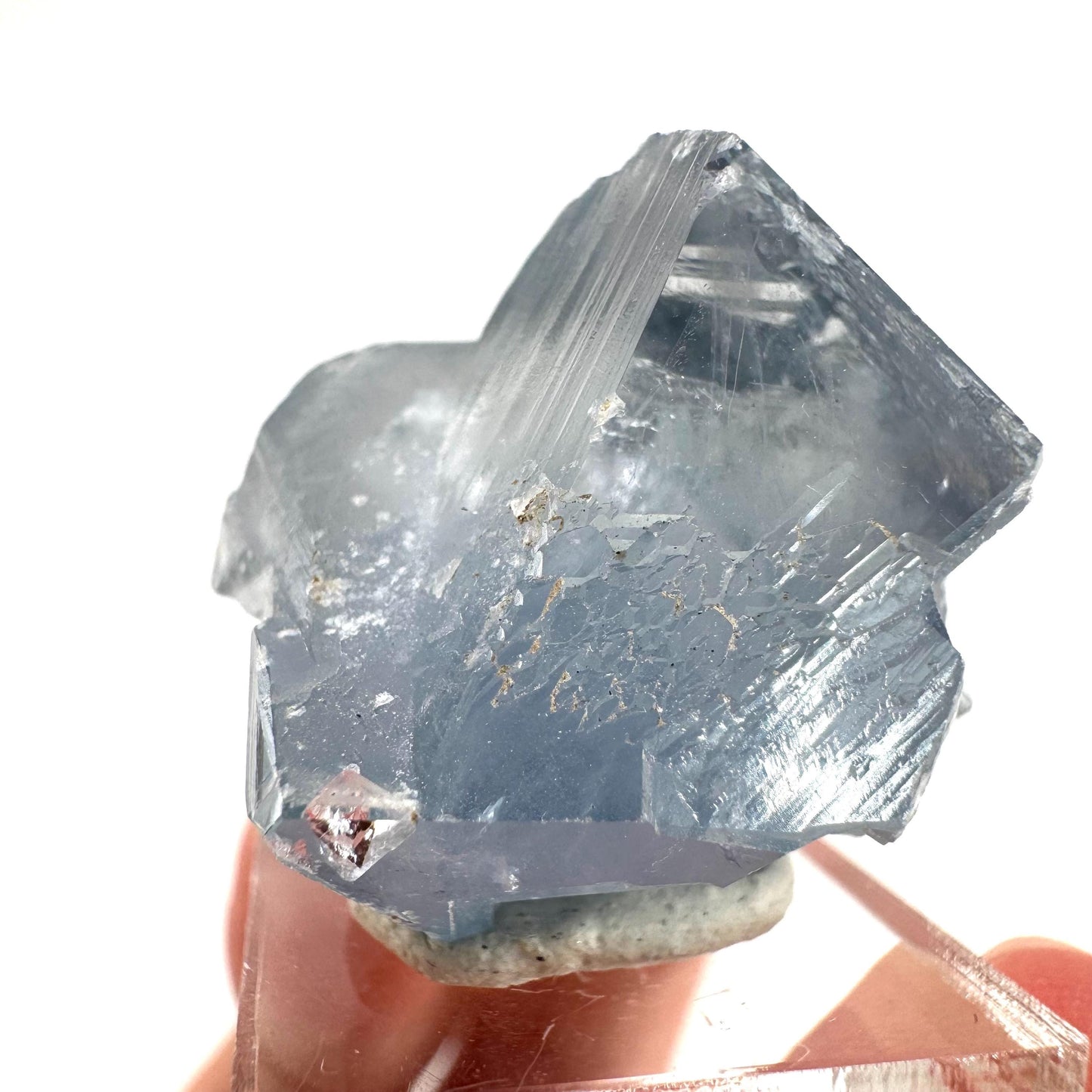 Celestite | natural blue crystal, mineral specimen from Madagascar
