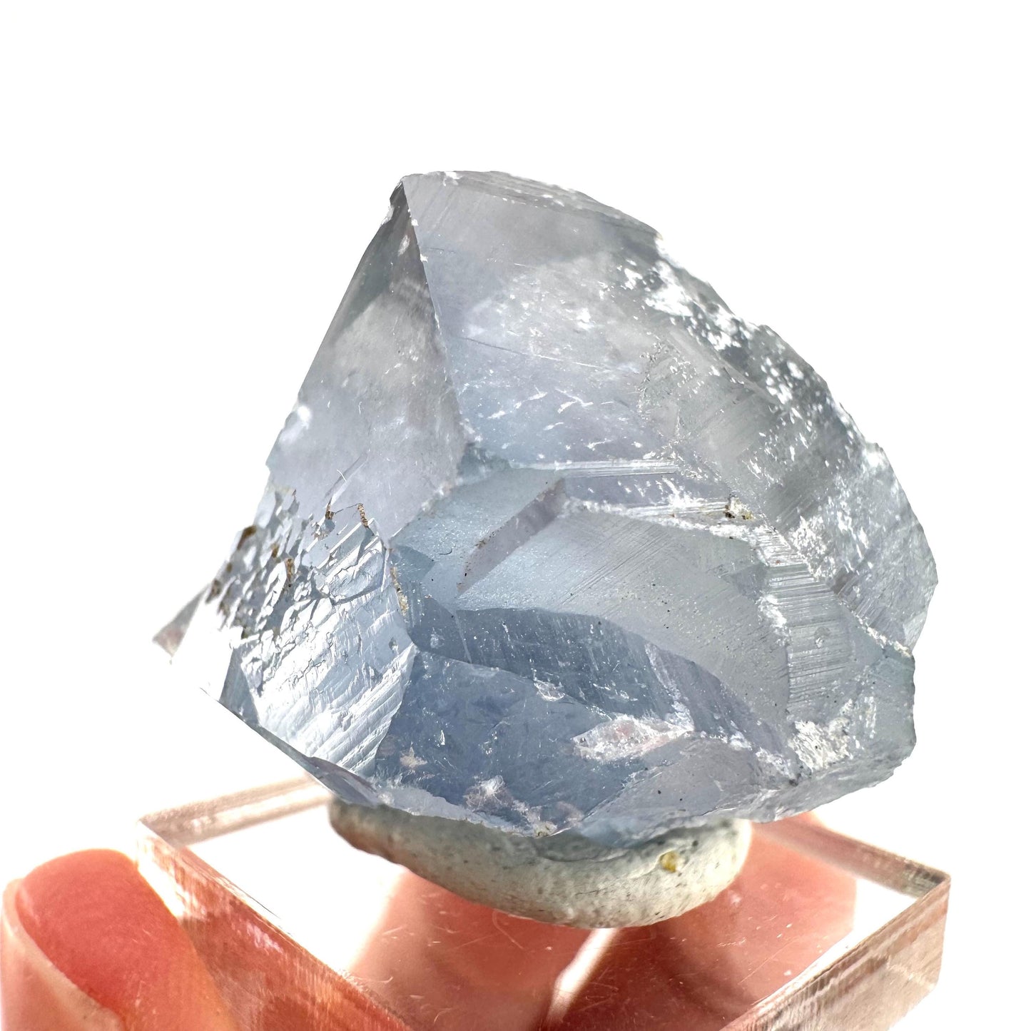 Celestite | natural blue crystal, mineral specimen from Madagascar
