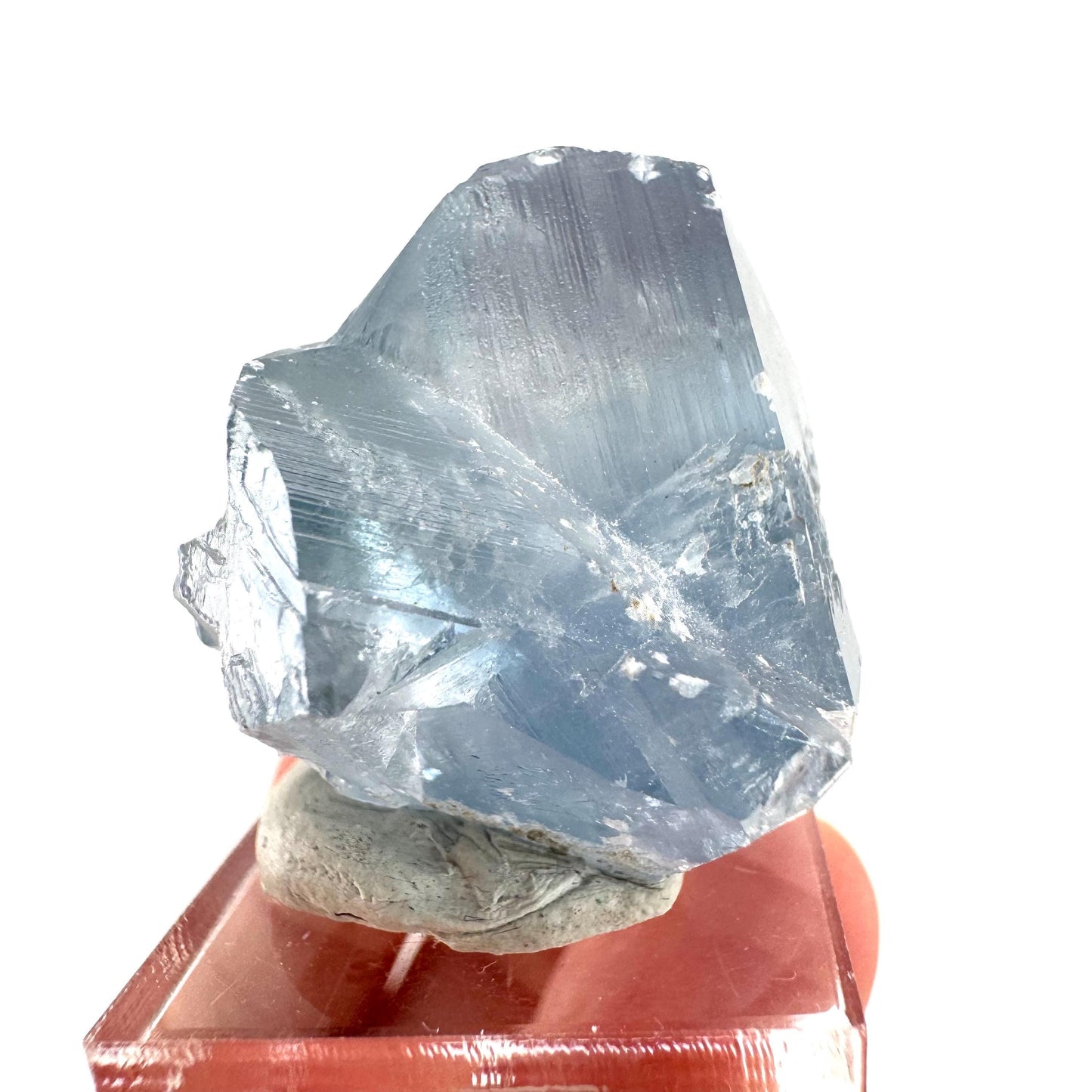 Celestite | natural blue crystal, mineral specimen from Madagascar