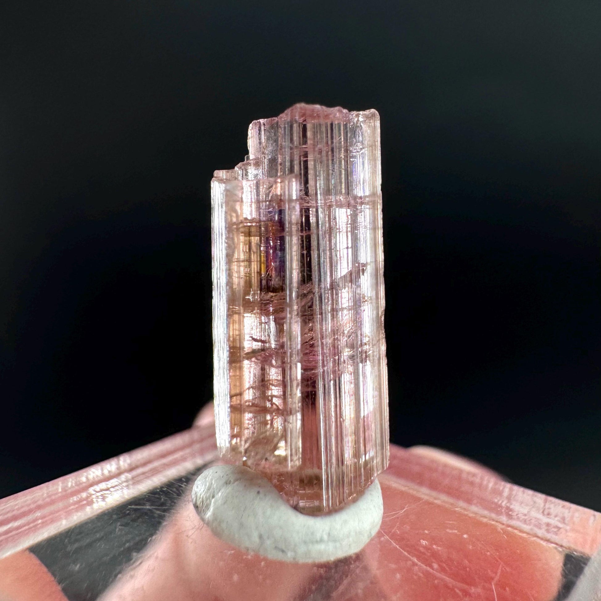 Elbaite Tourmaline | Pink Crystal, mineral specimen from Paprok